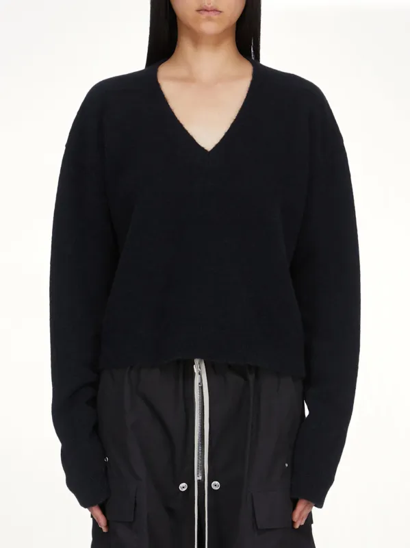 Tommy V Neck in Black sold by MARAIS