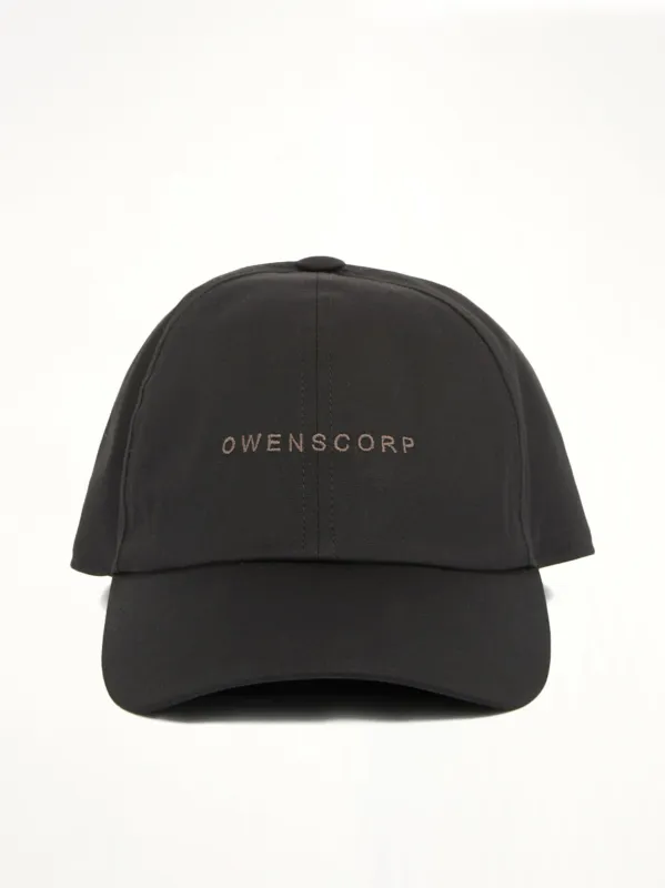 Owenscorp Baseball Cap in Black sold by MARAIS