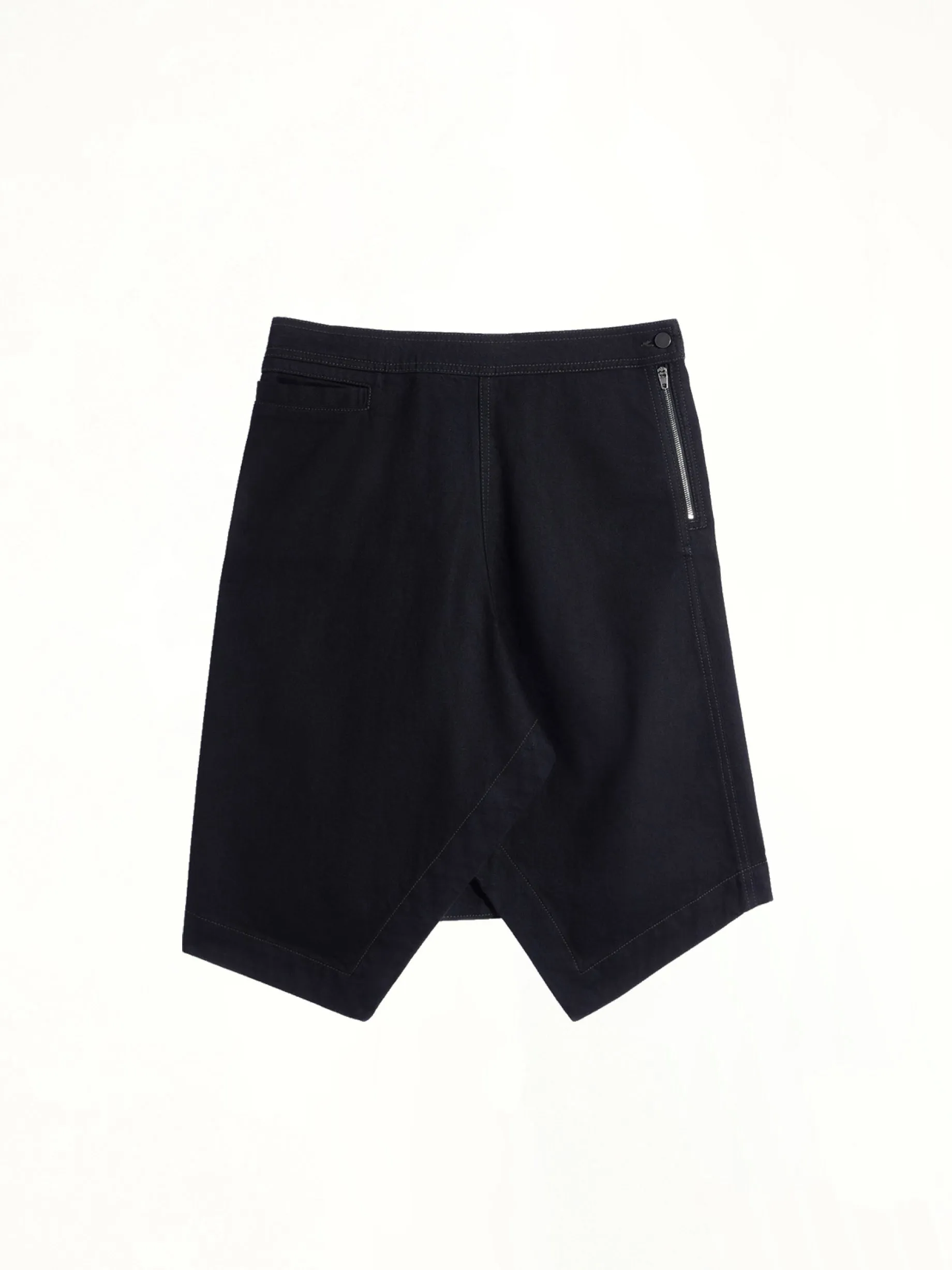 Asymmetric Short Skirt in Black sold by MARAIS product image thumbnail 2