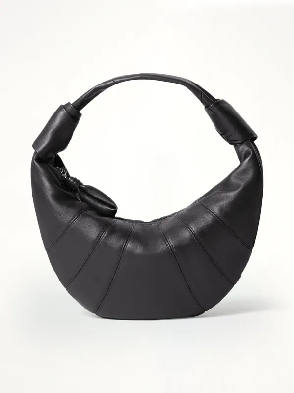 Mini Fortune Croissant Bag in Dark Chocolate sold by MARAIS