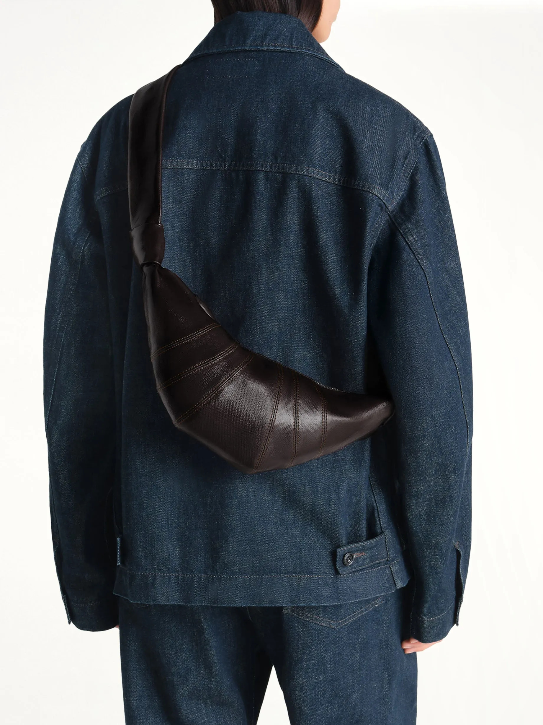 Small Croissant Bag in Truffle sold by MARAIS product image thumbnail 4