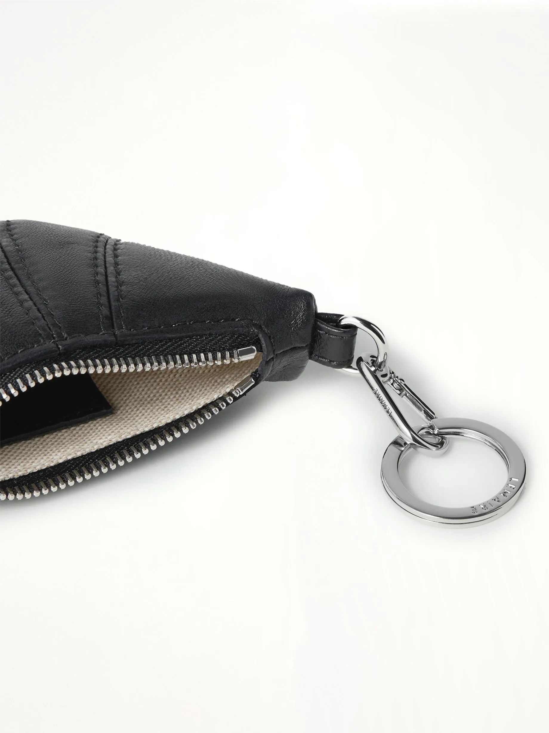 Mini Croissant Soft Nappa Keyring in Dark Chocolate sold by MARAIS product image thumbnail 2