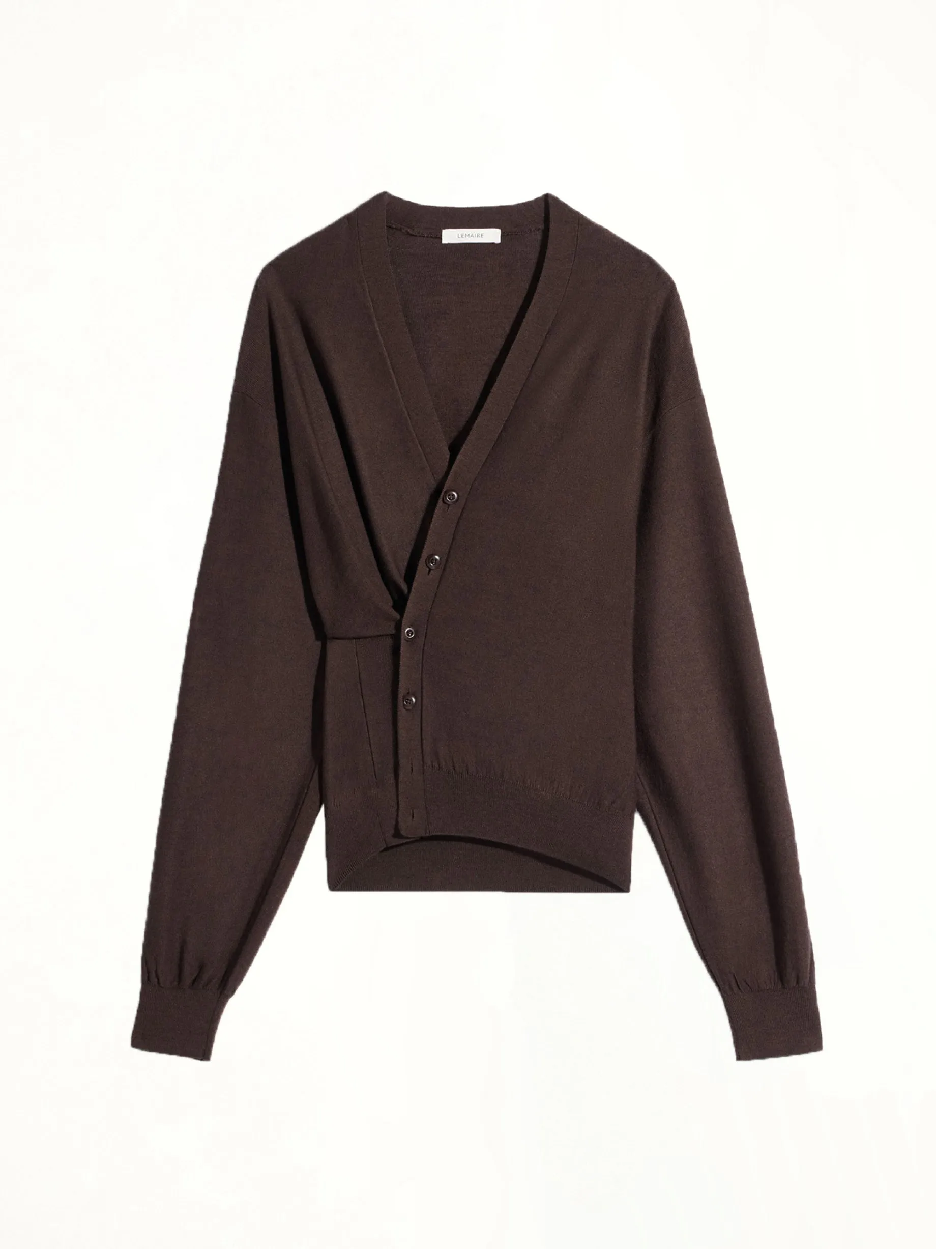 Twisted Cardigan in Dark Cacao sold by MARAIS product image thumbnail 2