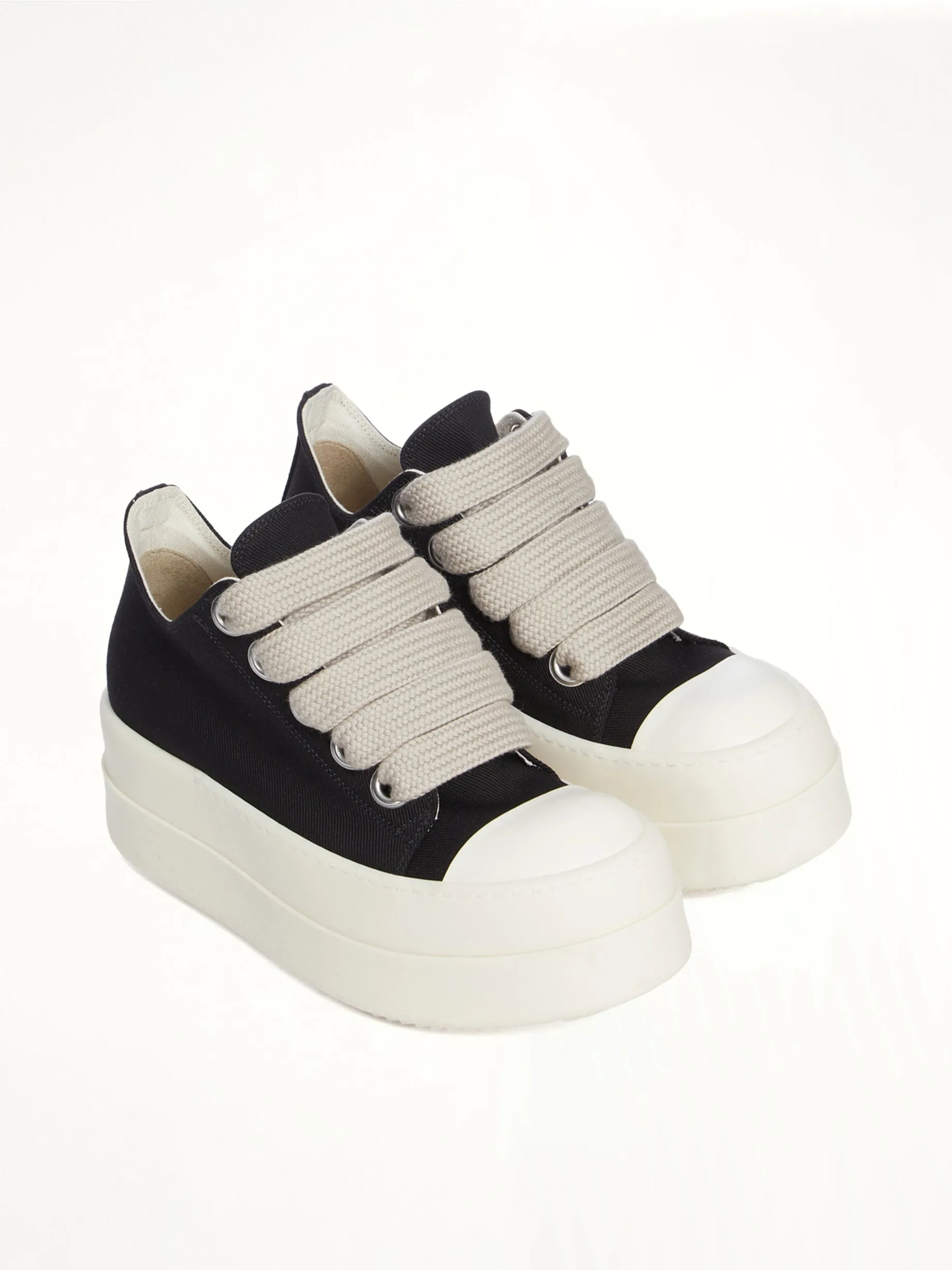 Mega Bumper Jumbolace Low Sneaks in Black/Milk sold by MARAIS product image thumbnail 2