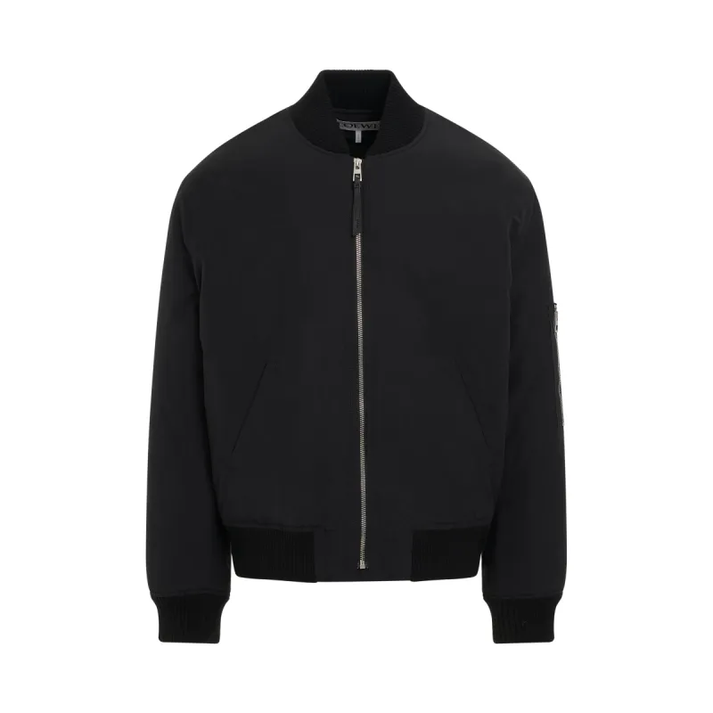 Chia Elephant Bomber Jacket in Black sold by MARAIS