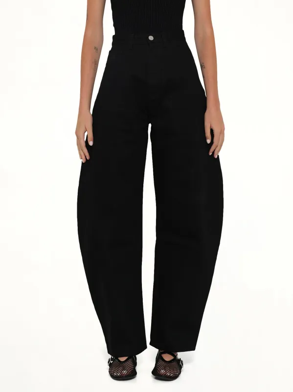 Round Pants in Black made by Alaia