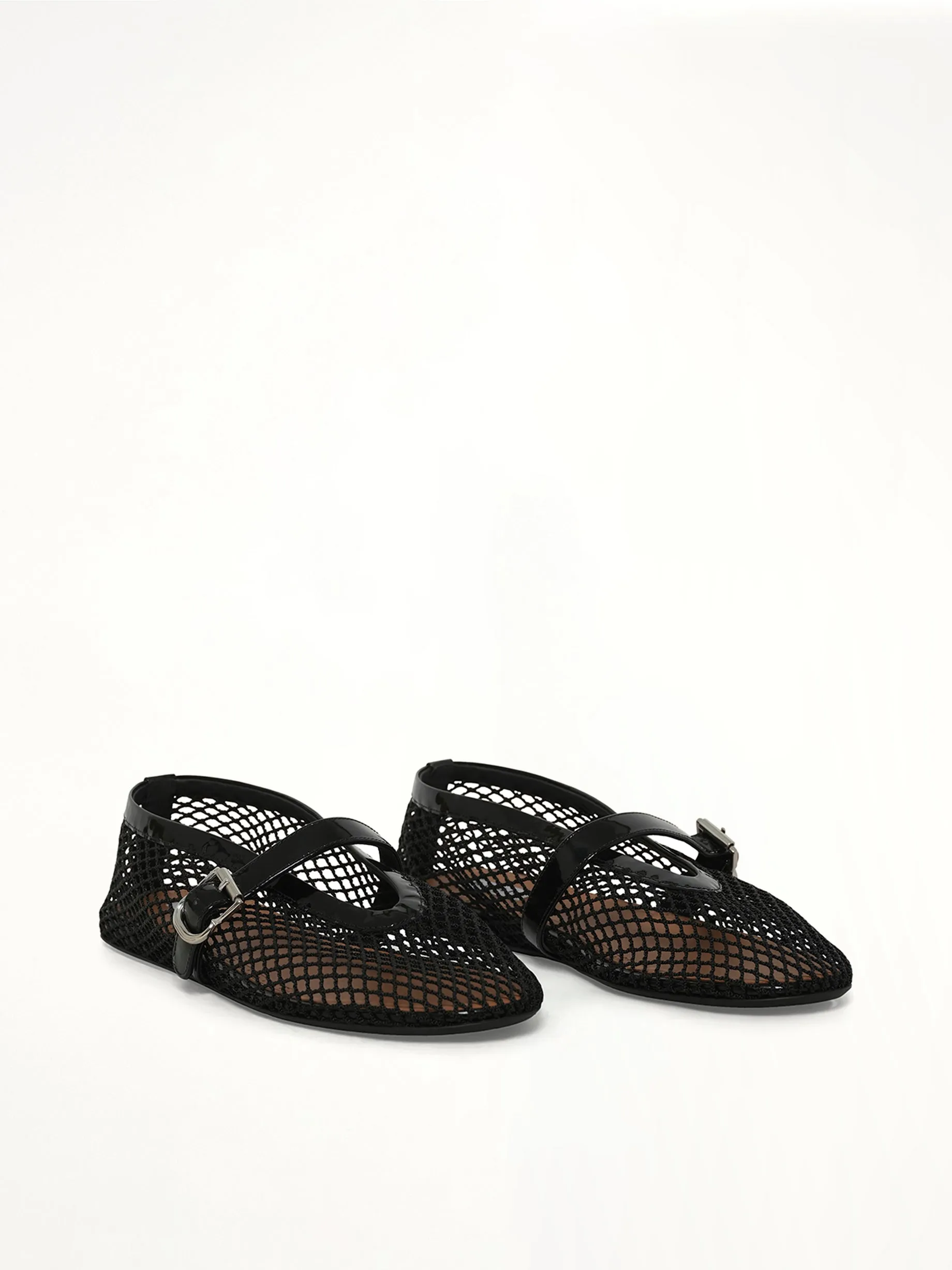 Ballet Fishnet Flats in Black sold by MARAIS product image thumbnail 2