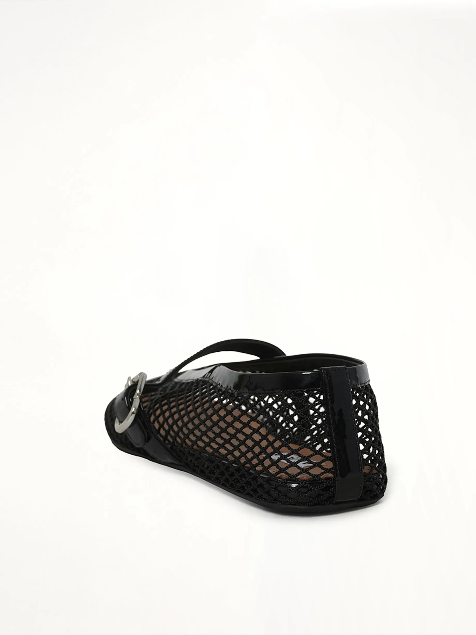 Ballet Fishnet Flats in Black sold by MARAIS product image thumbnail 3