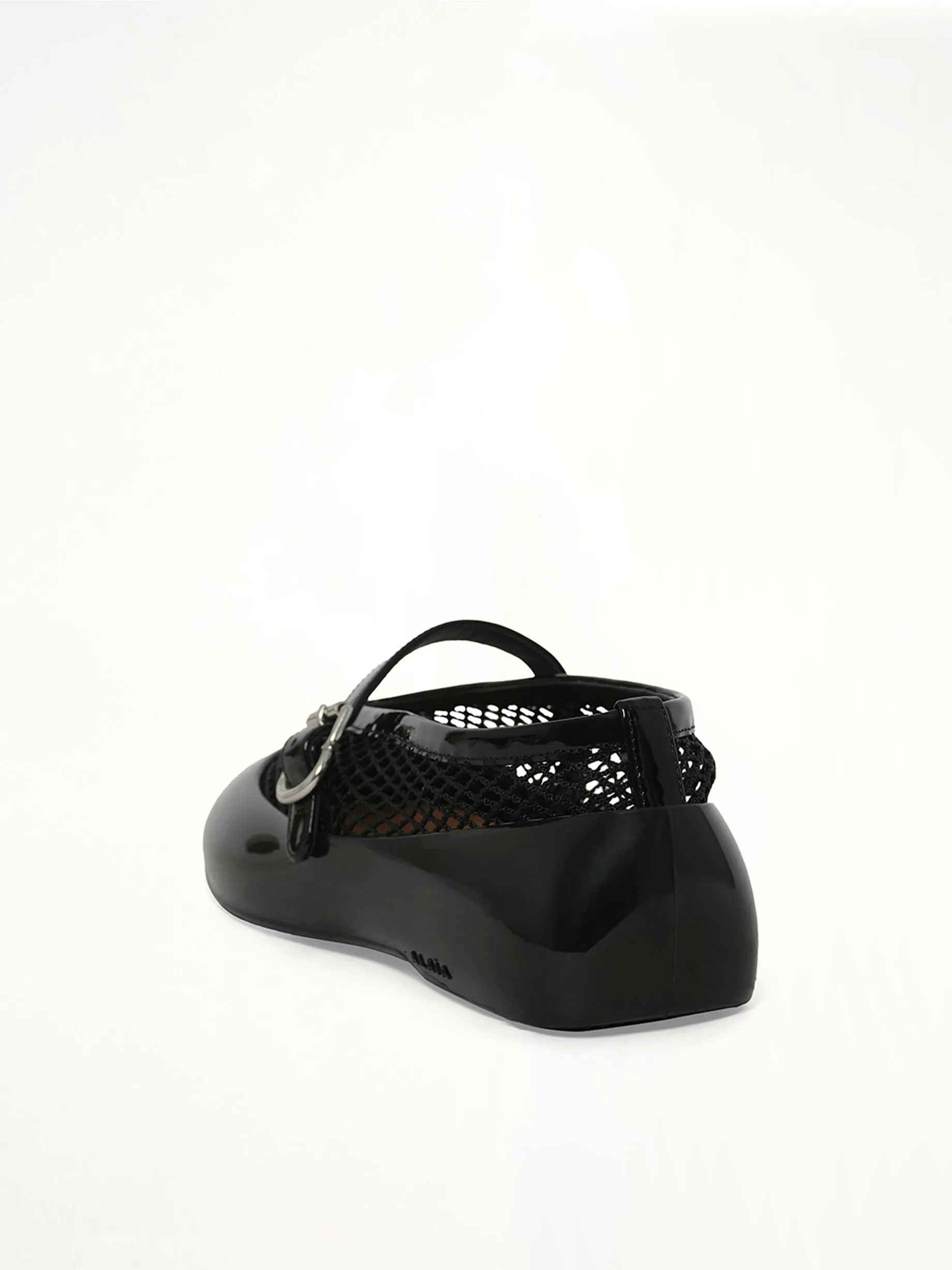 Ballet Fishnet & Rubber Flats in Black sold by MARAIS product image thumbnail 3