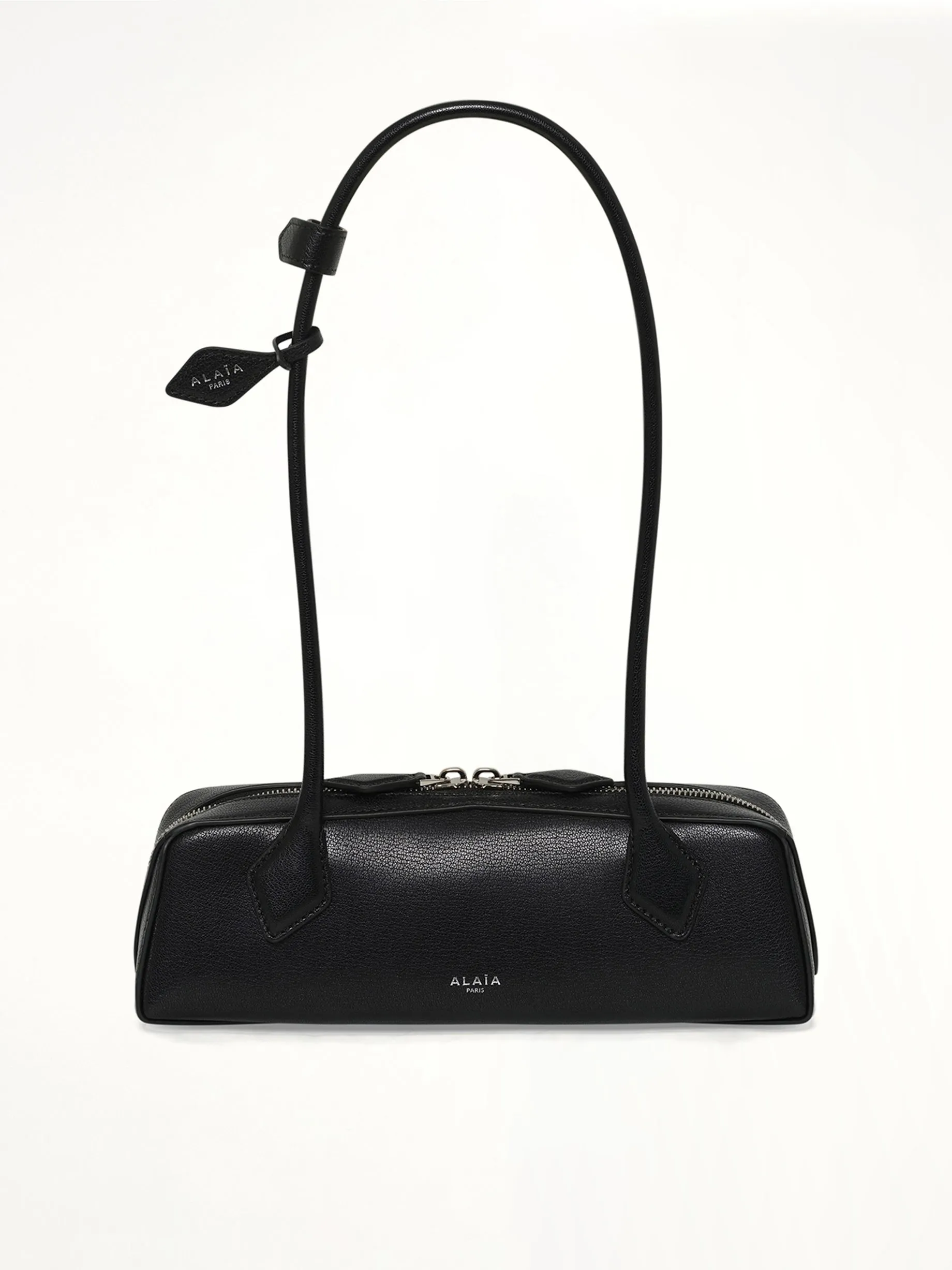 Le Teckel Small Goatskin Bag in Black sold by MARAIS