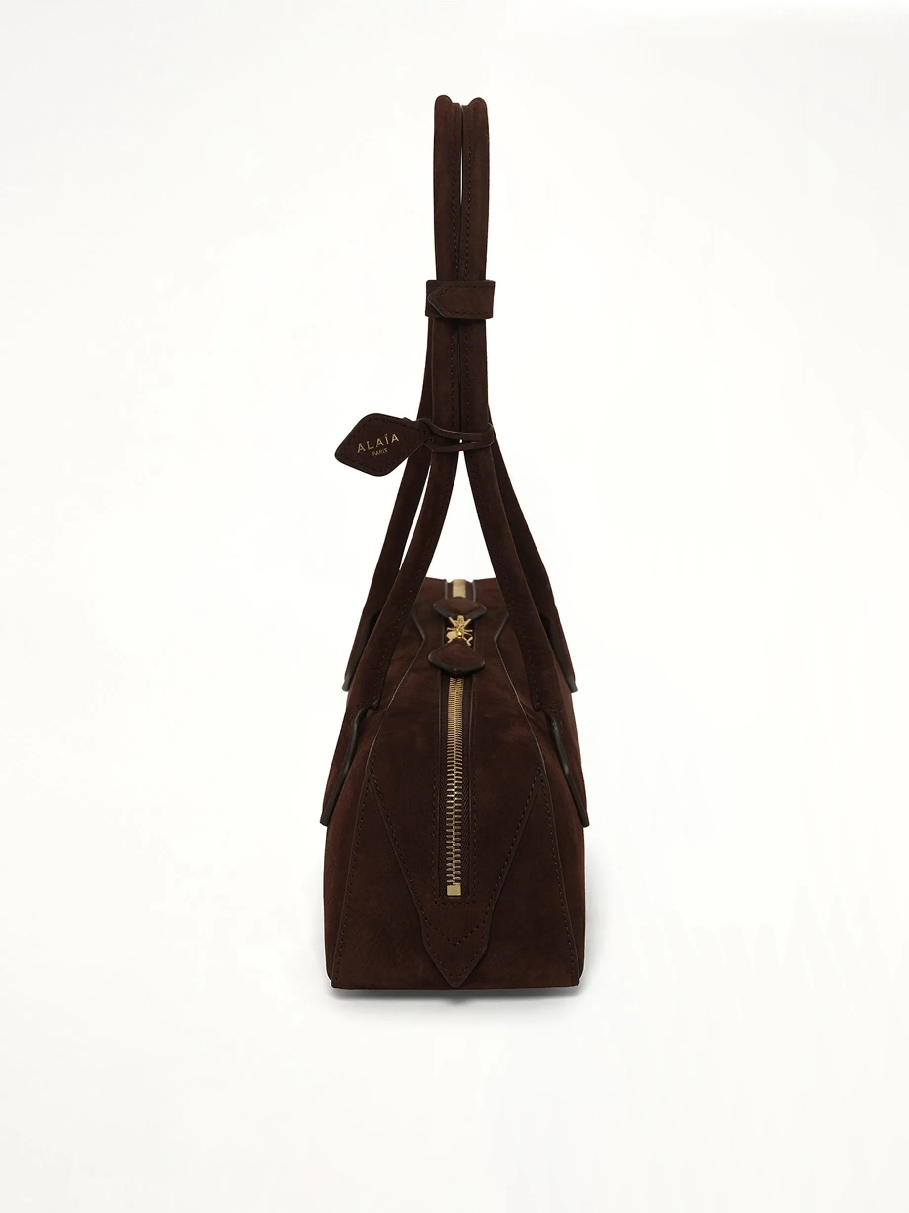 Le Teckel Medium Bag in Brun Fonce sold by MARAIS product image thumbnail 3