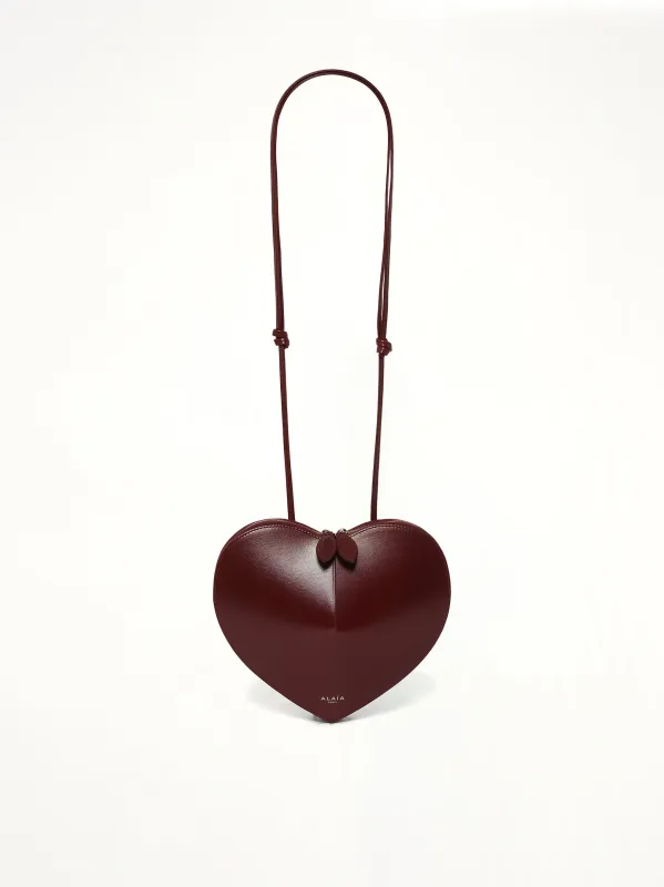 Le Coeur Bag in Rouge Grenat made by Alaia