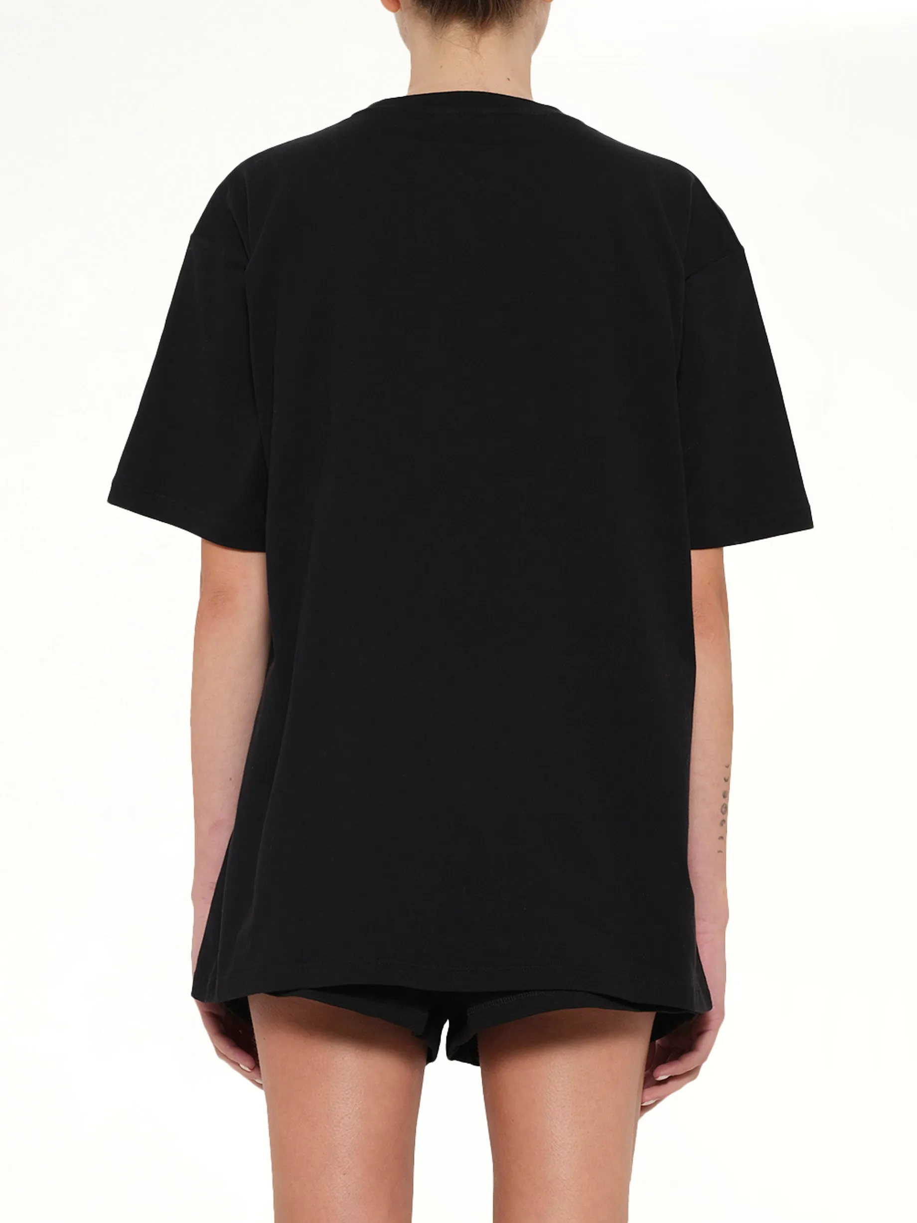 Leopard Print T-Shirt in Black/White sold by MARAIS product image thumbnail 5