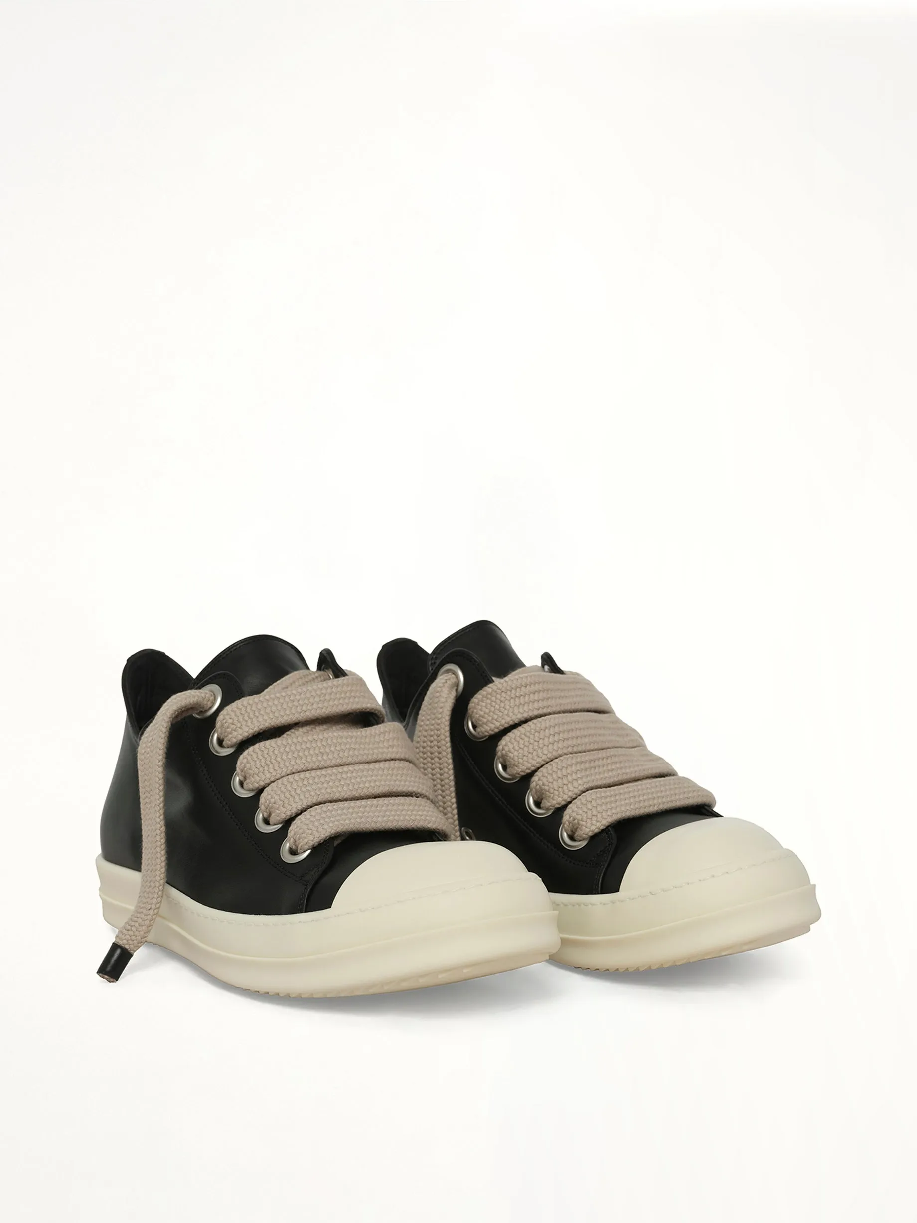 Jumbolace Low Sneaks in Black/Milk sold by MARAIS product image thumbnail 2