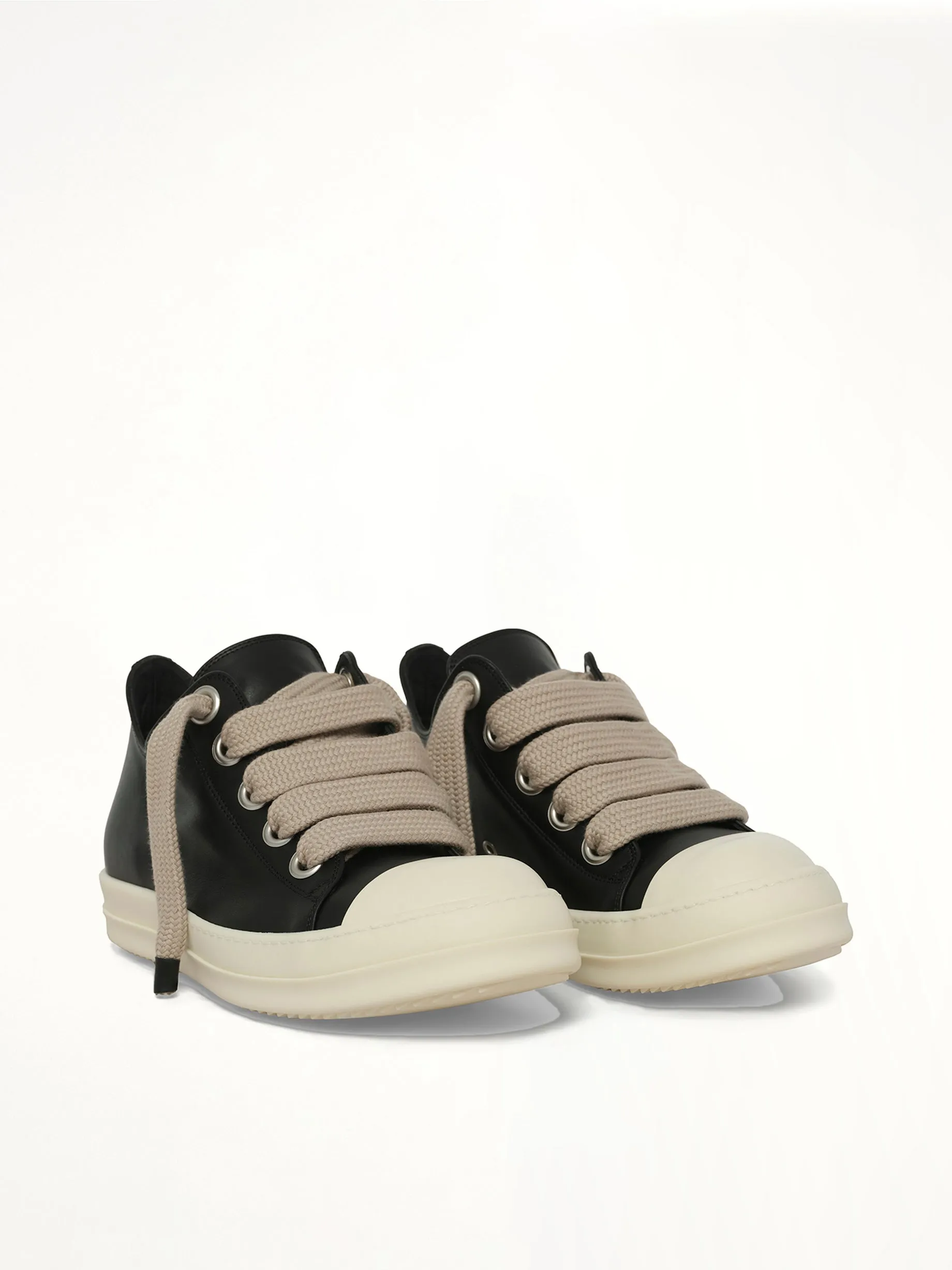 Jumbolace Low Sneaks in Black/Milk sold by MARAIS product image thumbnail 2