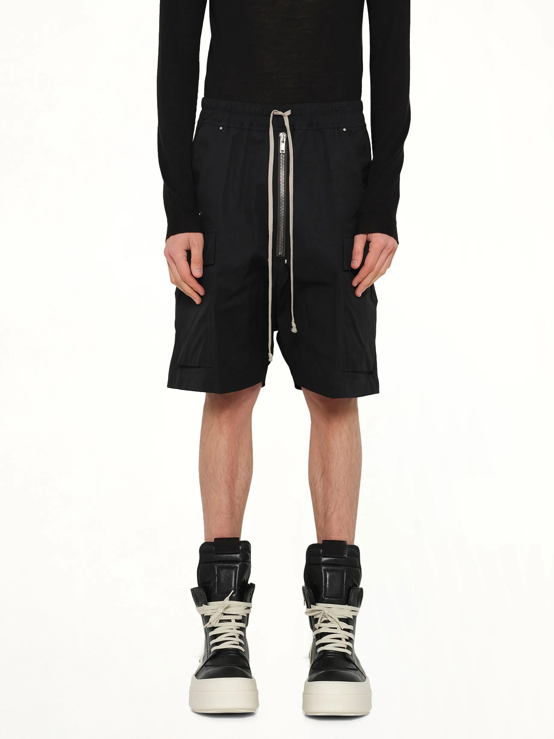 Cargobela Shorts in Black sold by MARAIS