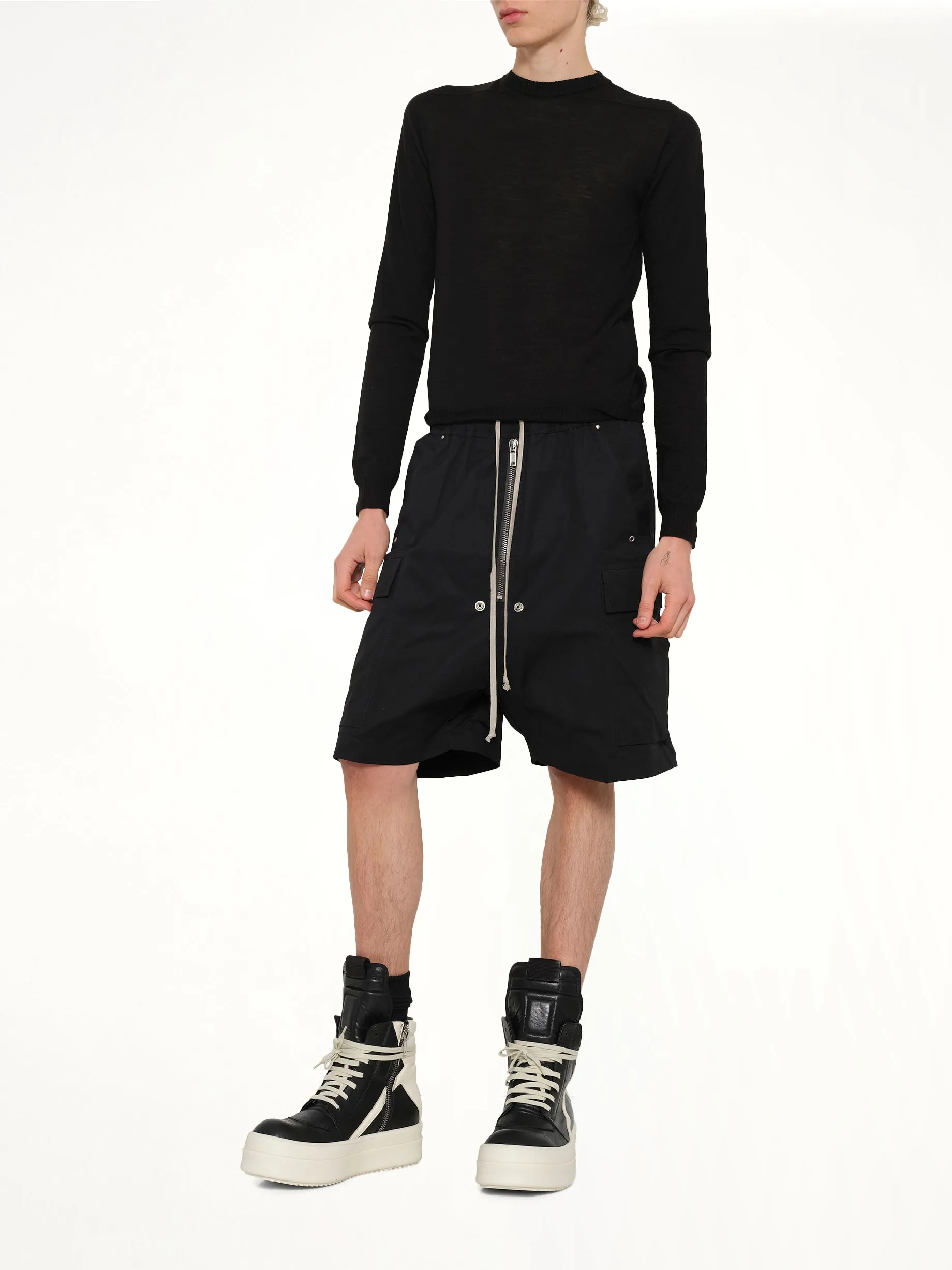 Cargobela Shorts in Black sold by MARAIS product image thumbnail 4
