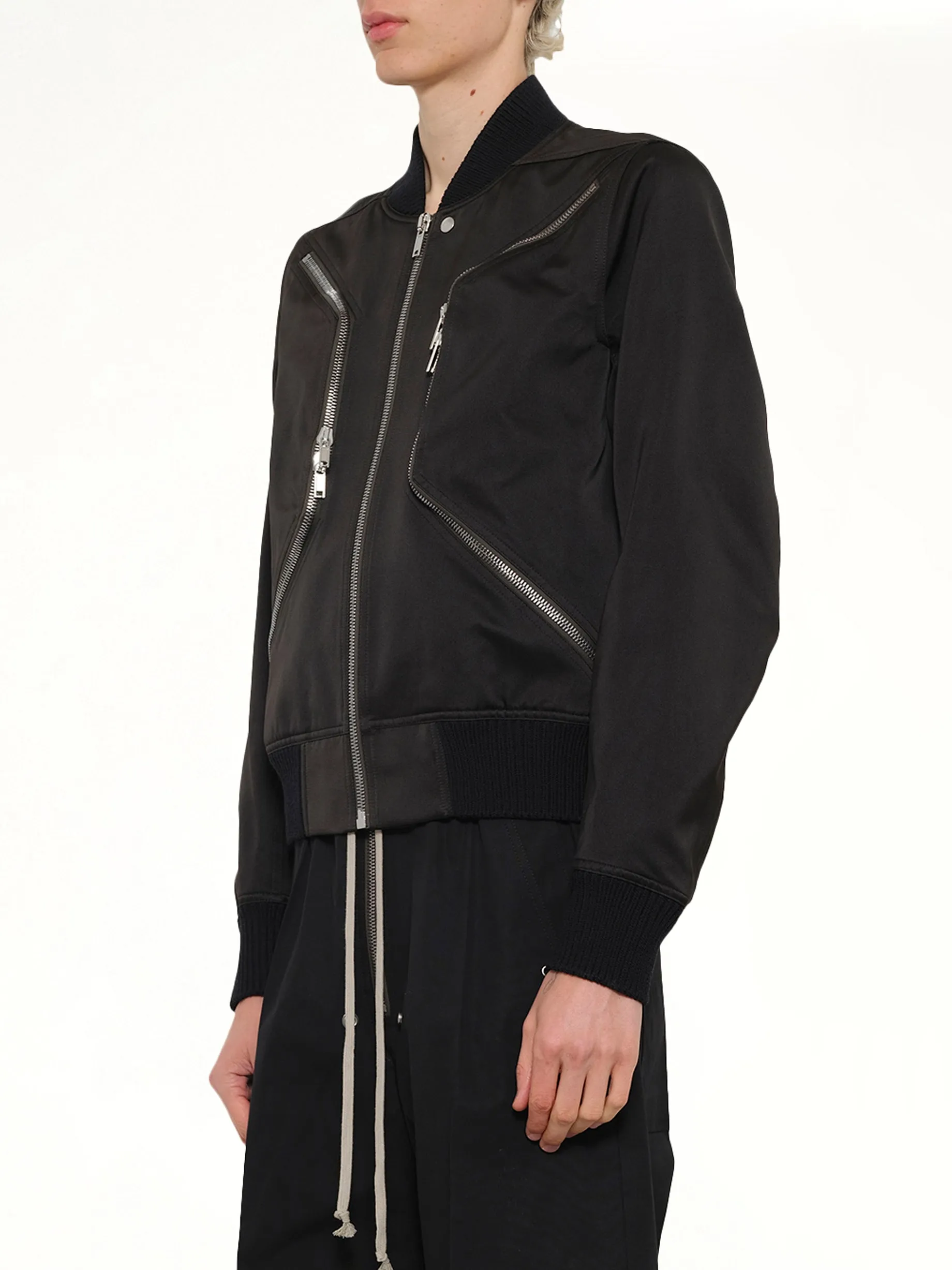 Heizer Flight Jacket in Black sold by MARAIS product image thumbnail 3