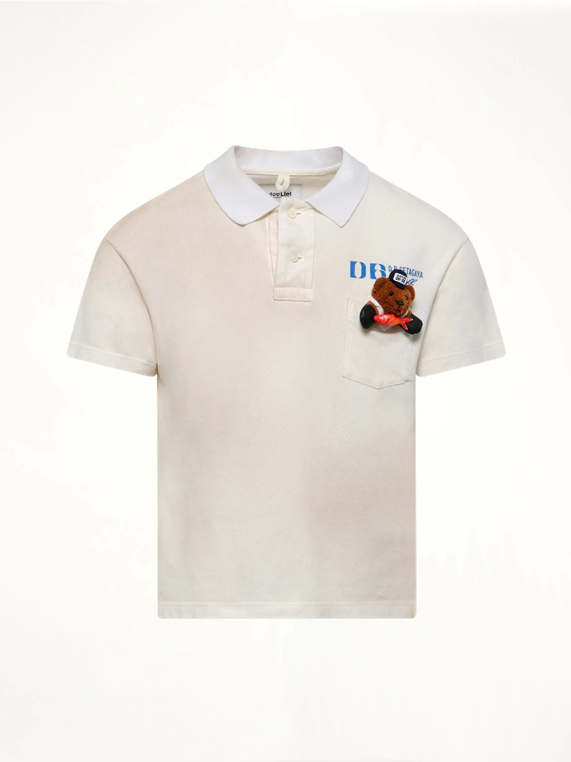 Polo Shirt With My Workwear Bear in White sold by MARAIS product image thumbnail 2