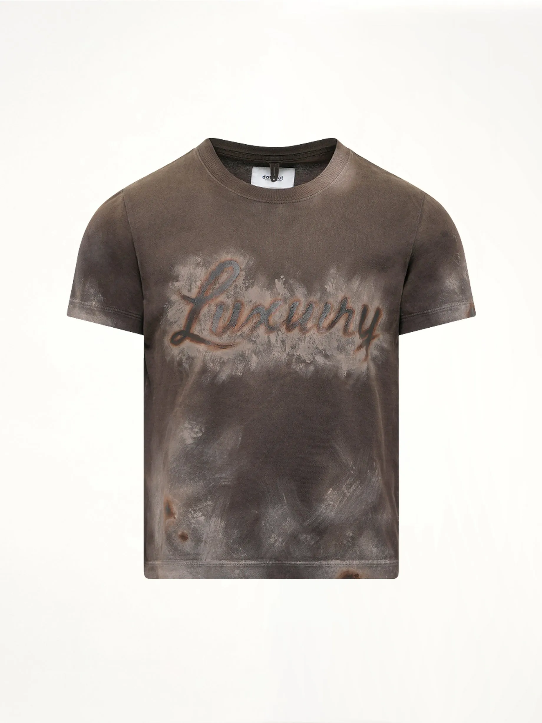 Luxury Mud Paint T-Shirt in Brown sold by MARAIS product image thumbnail 2
