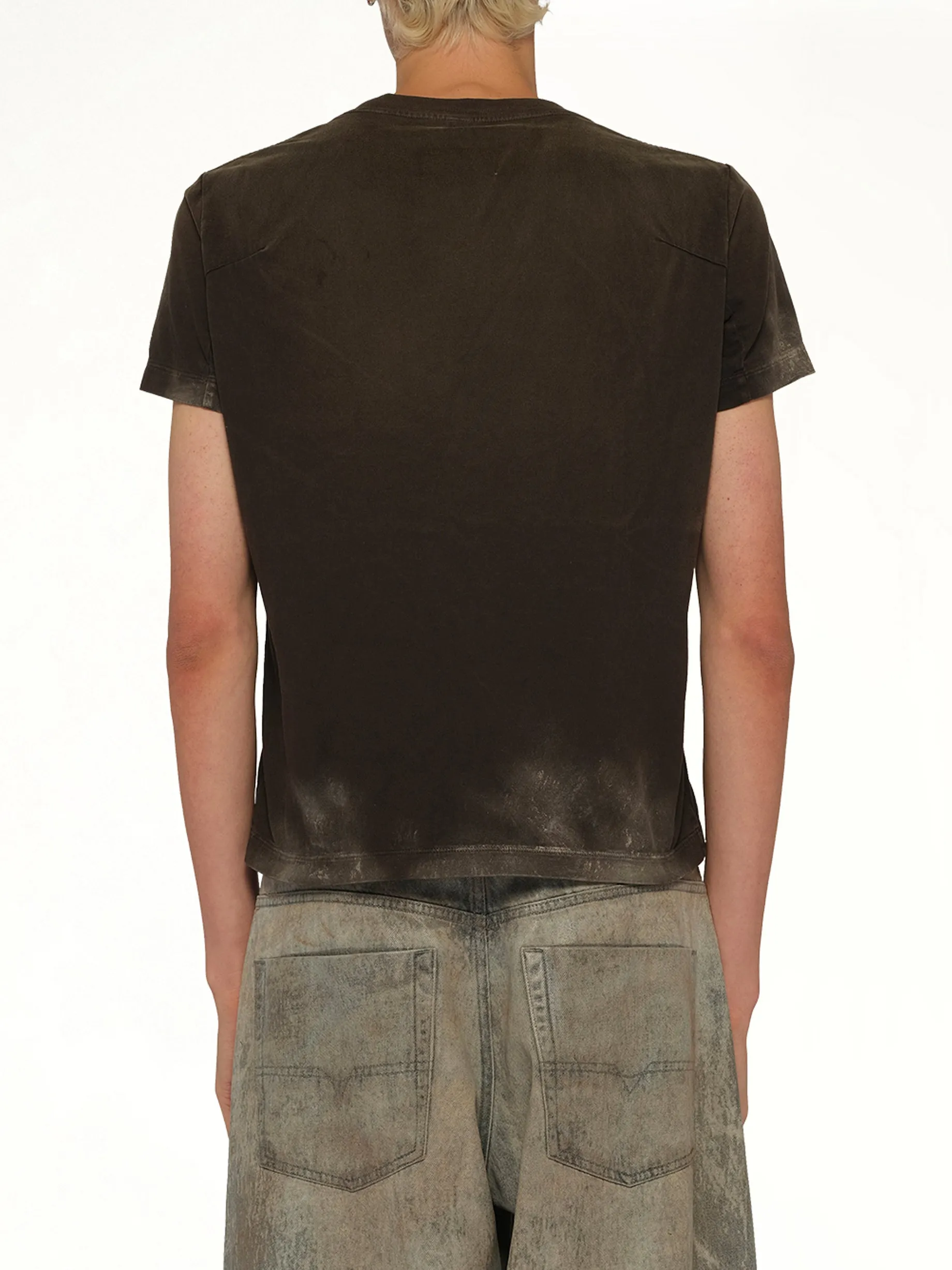 Luxury Mud Paint T-Shirt in Brown sold by MARAIS product image thumbnail 5