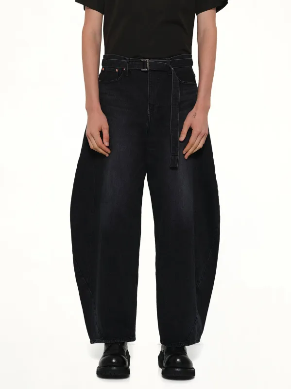 Denim Pants in Black made by Sacai
