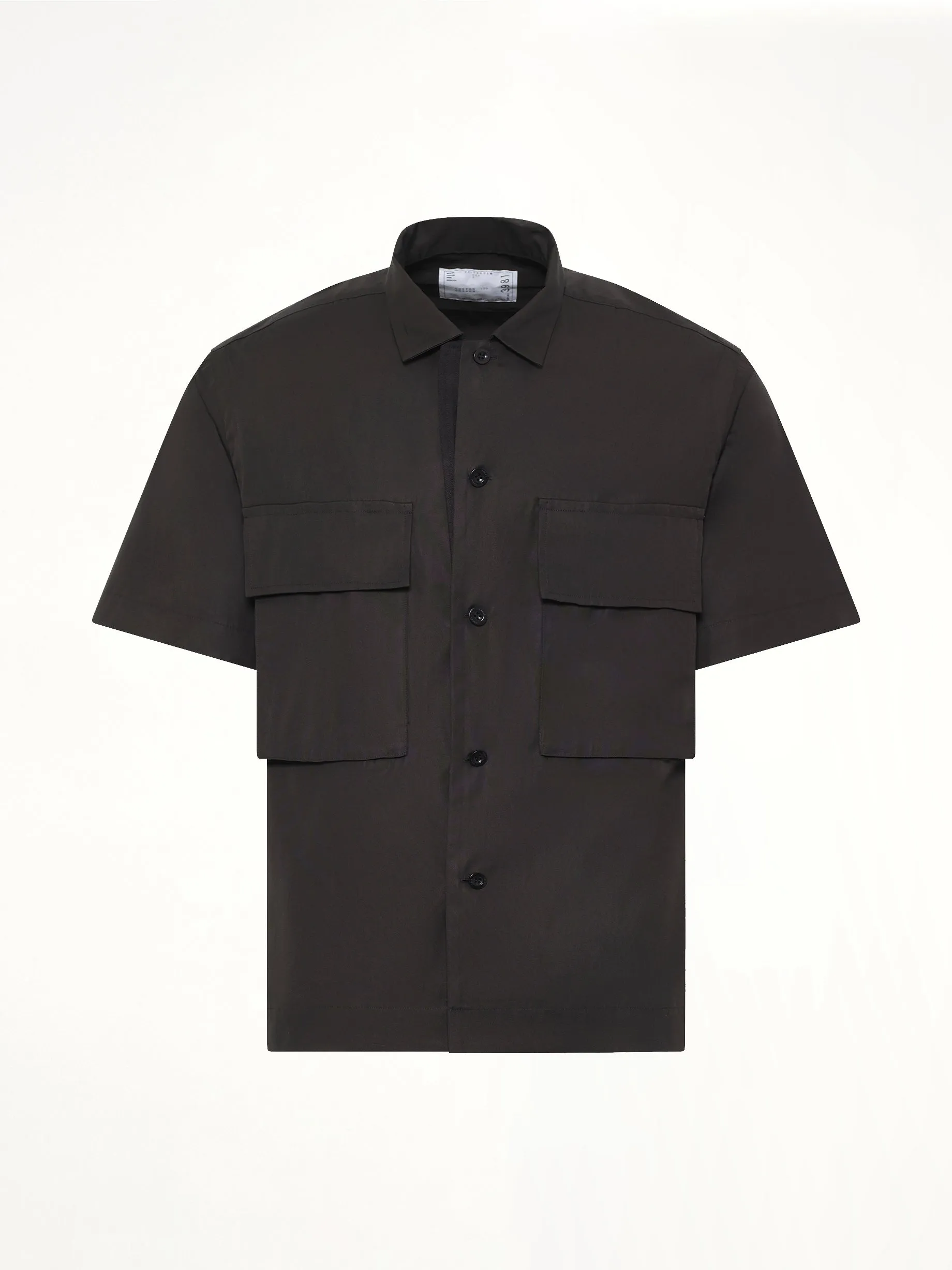 Poplin Shirt in Black sold by MARAIS product image thumbnail 2