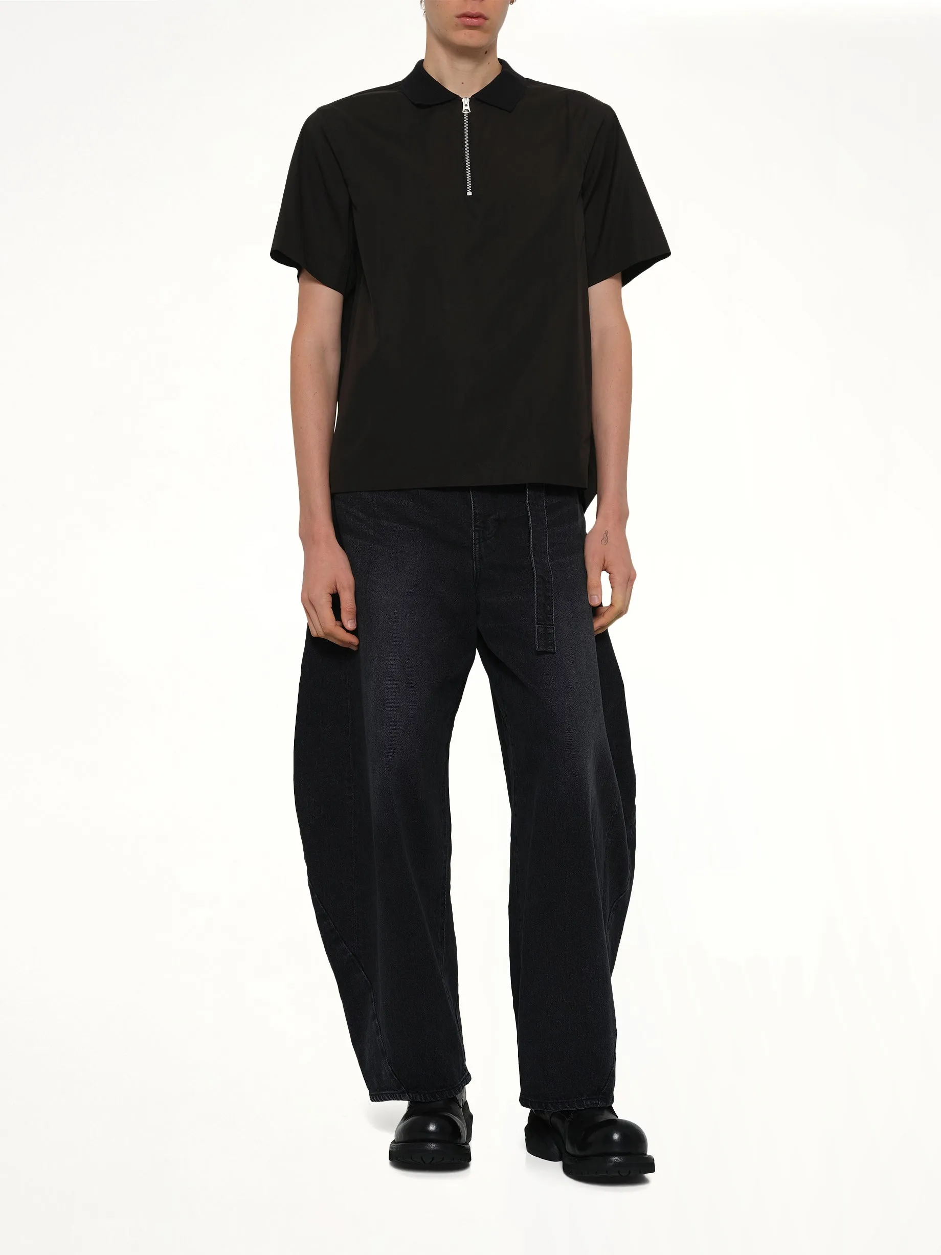 Poplin Pullover in Black sold by MARAIS product image thumbnail 4