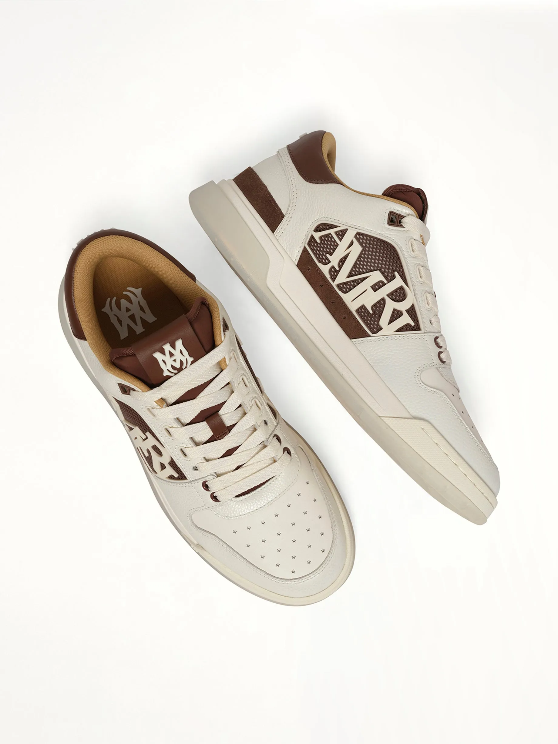 Pebbled Classic Low Sneaker in Tobacco sold by MARAIS product image thumbnail 4