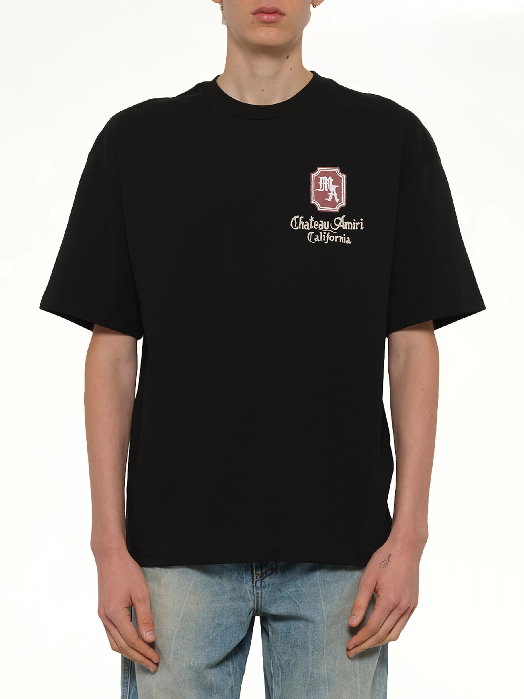 MA Chateau Oversized T-Shirt in Black sold by MARAIS