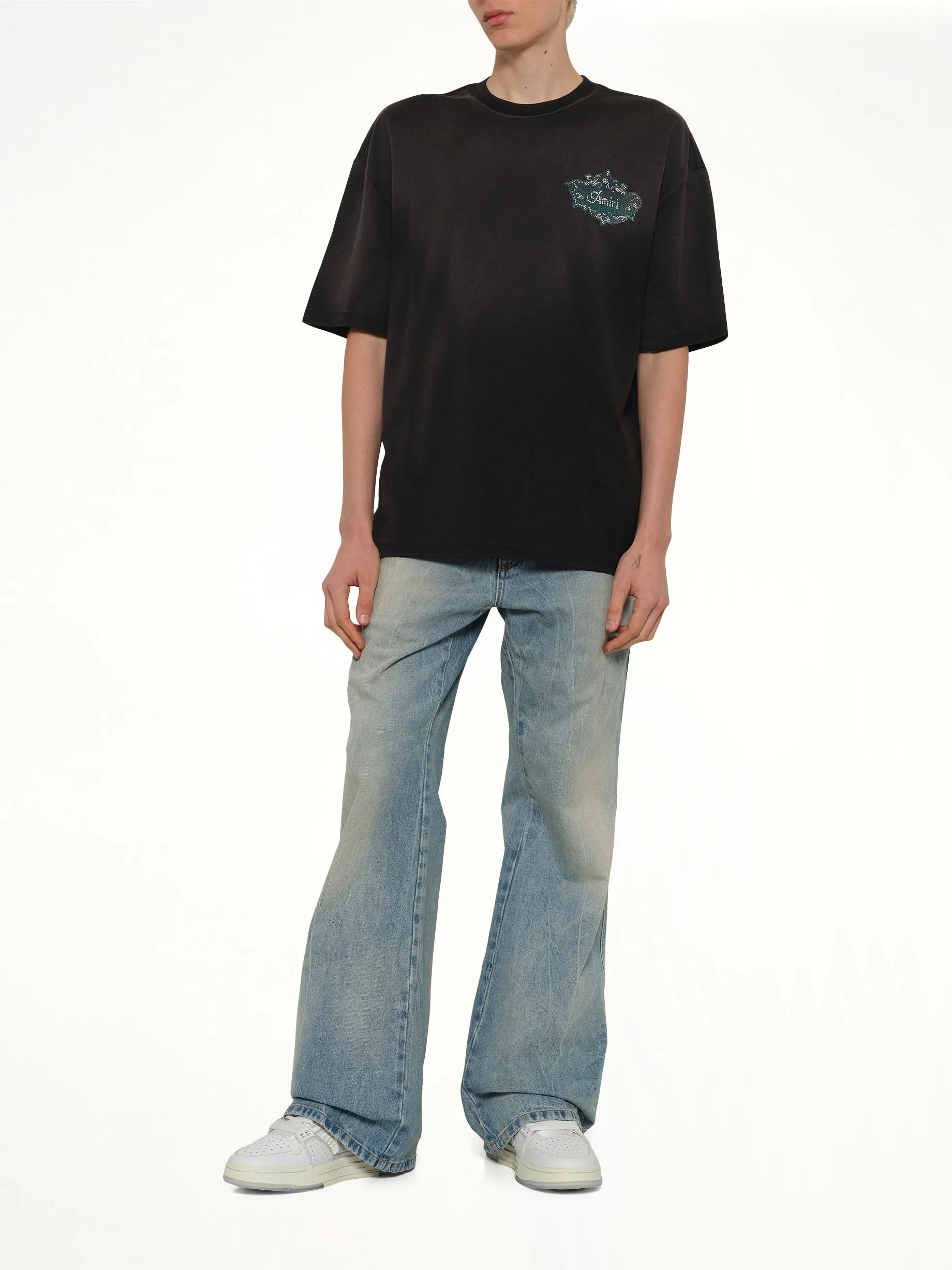 Chateau Crest Oversized T-Shirt in Black sold by MARAIS product image thumbnail 4