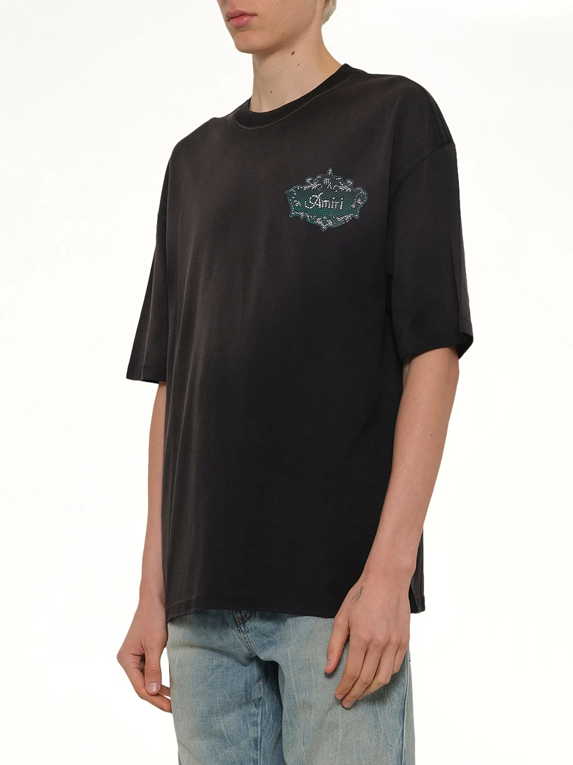 Chateau Crest Oversized T-Shirt in Black sold by MARAIS product image thumbnail 3