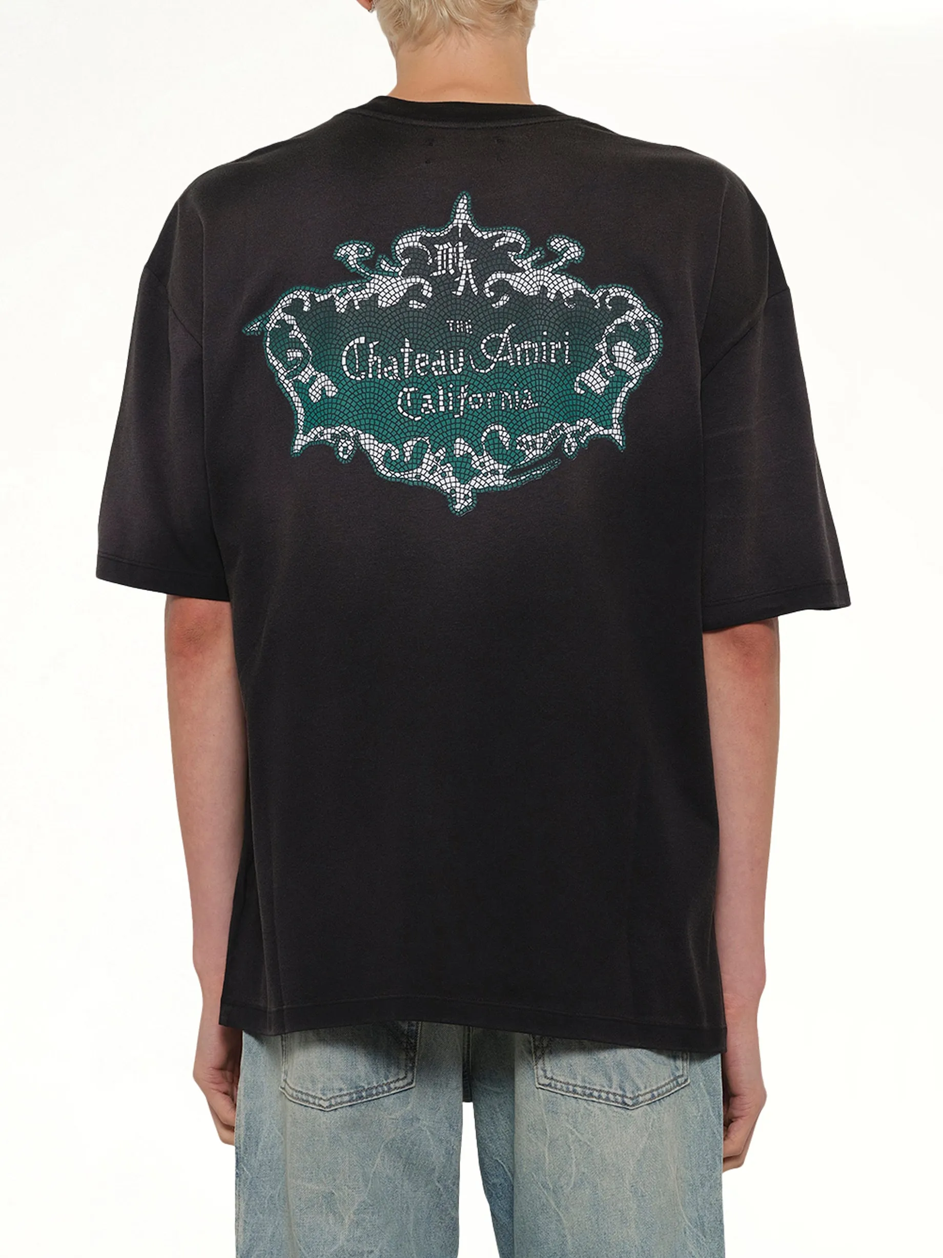 Chateau Crest Oversized T-Shirt in Black sold by MARAIS product image thumbnail 5
