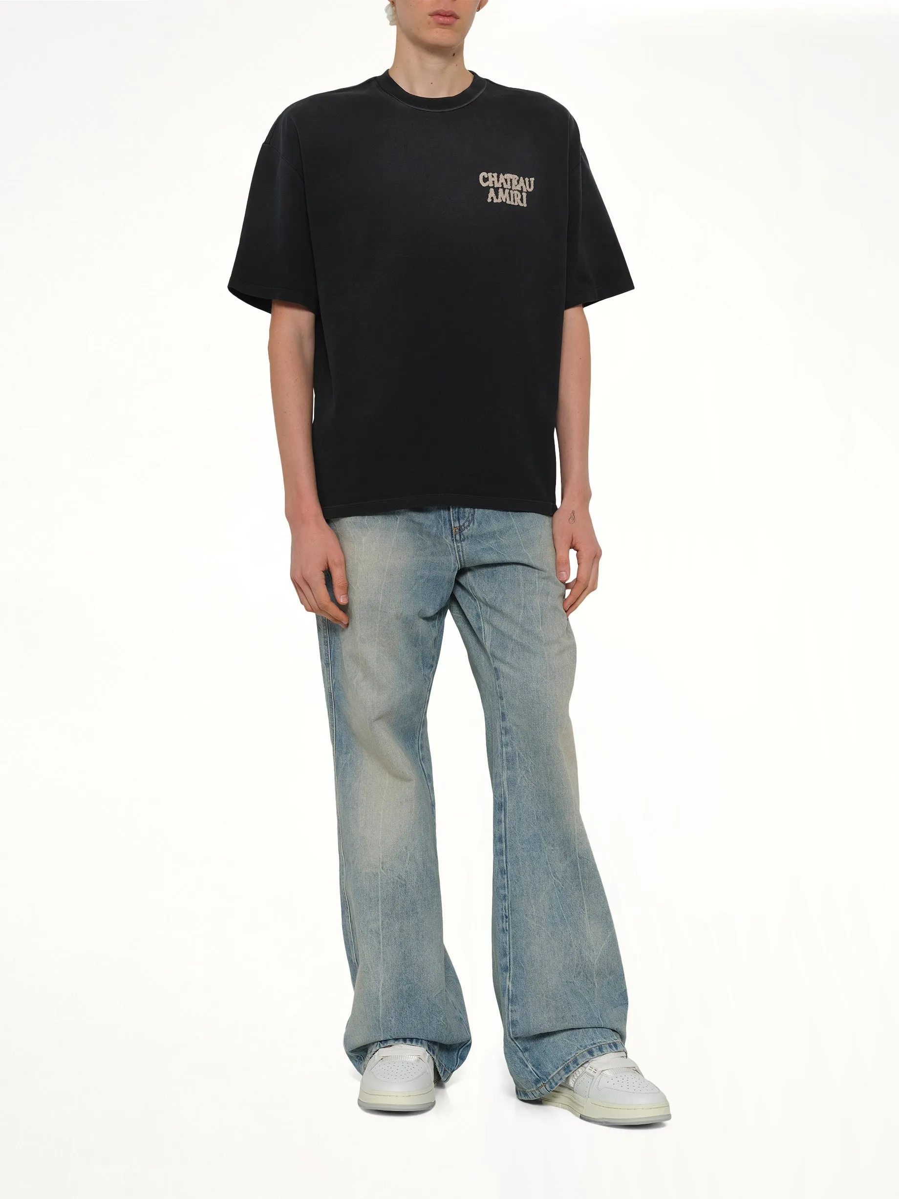 Chateau Amiri Oversized T-Shirt in Black sold by MARAIS product image thumbnail 4