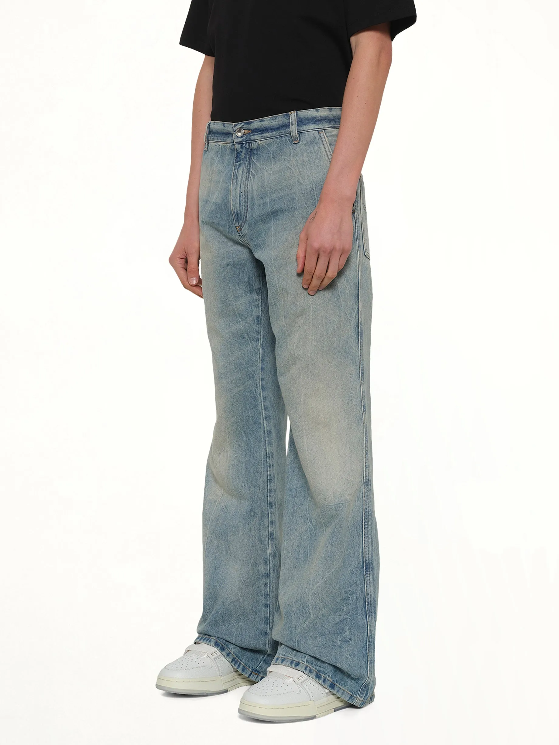 Boot Cut Jeans in Retro Indigo sold by MARAIS product image thumbnail 3