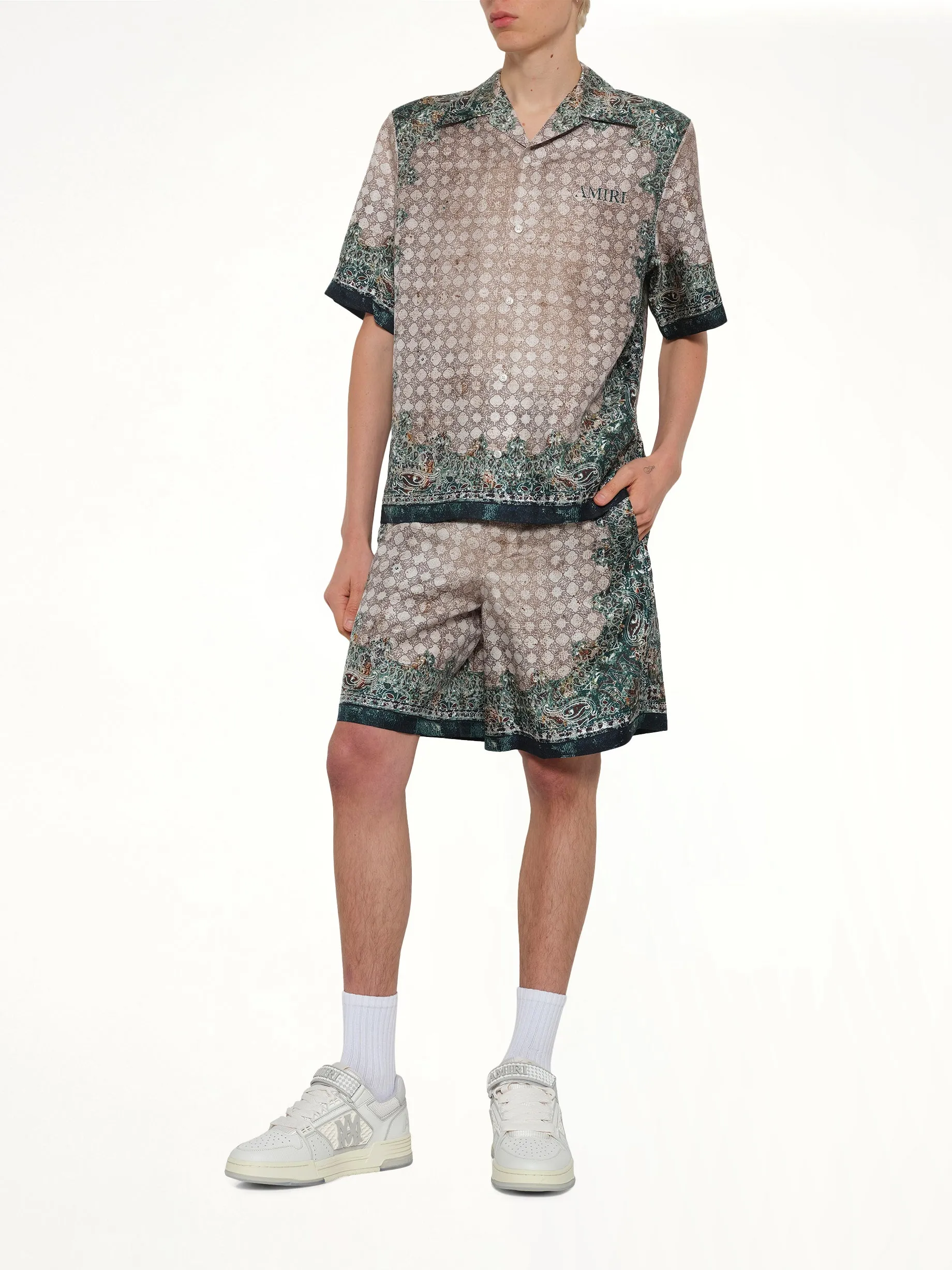 Bandana Shorts in Multicolour sold by MARAIS product image thumbnail 4