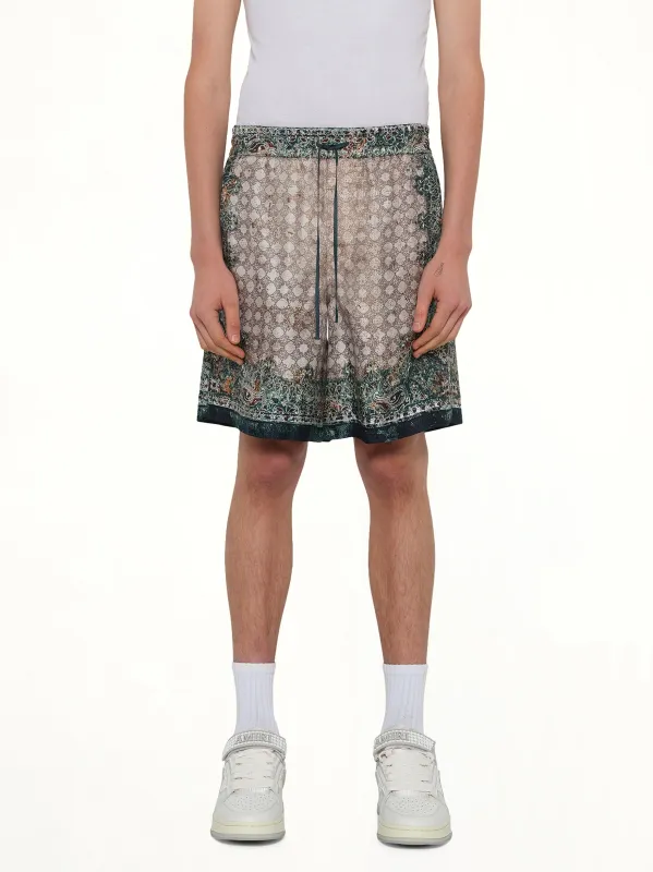 Bandana Shorts in Multicolour made by AMIRI