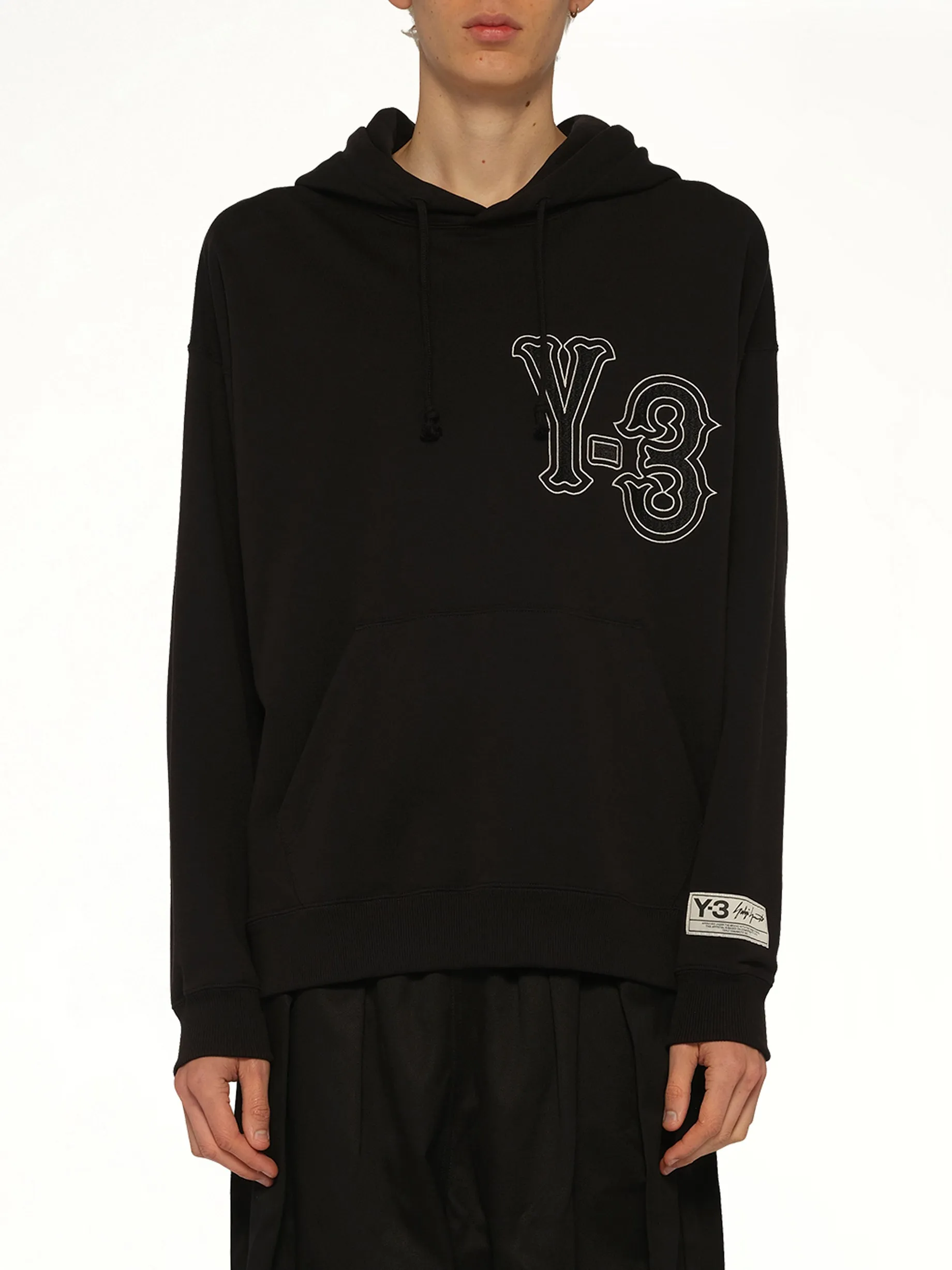 Elite 5 Graphics Hoodie in Black sold by MARAIS