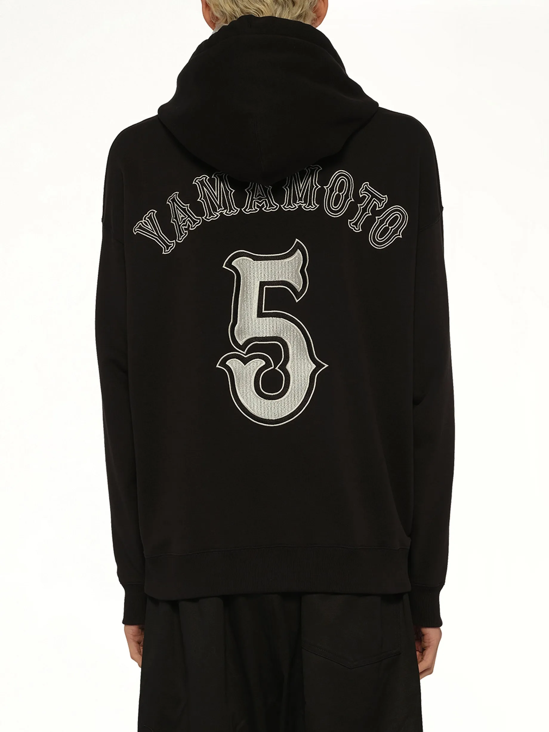 Elite 5 Graphics Hoodie in Black sold by MARAIS product image thumbnail 5
