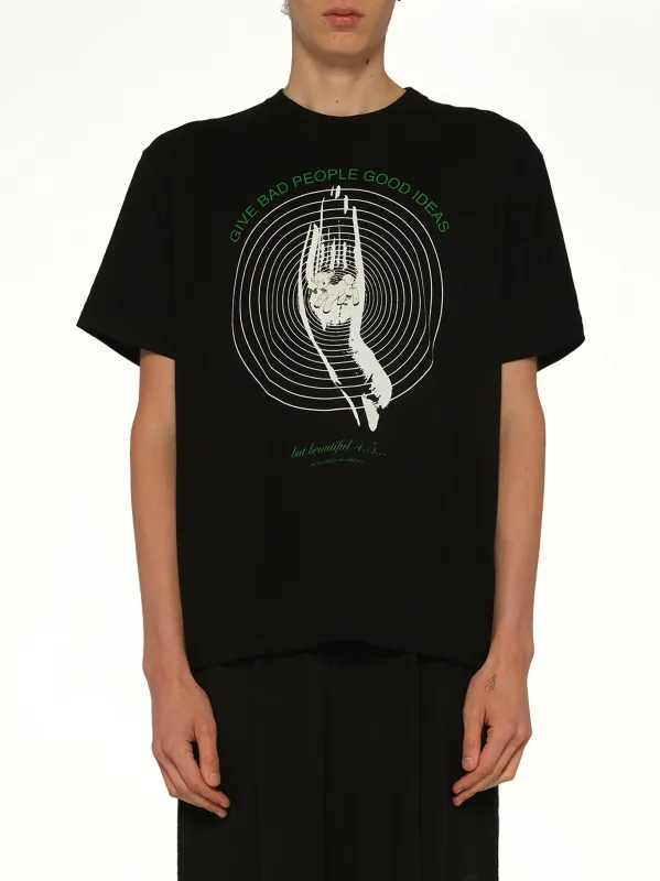Hypnosis T-Shirt in Black sold by MARAIS