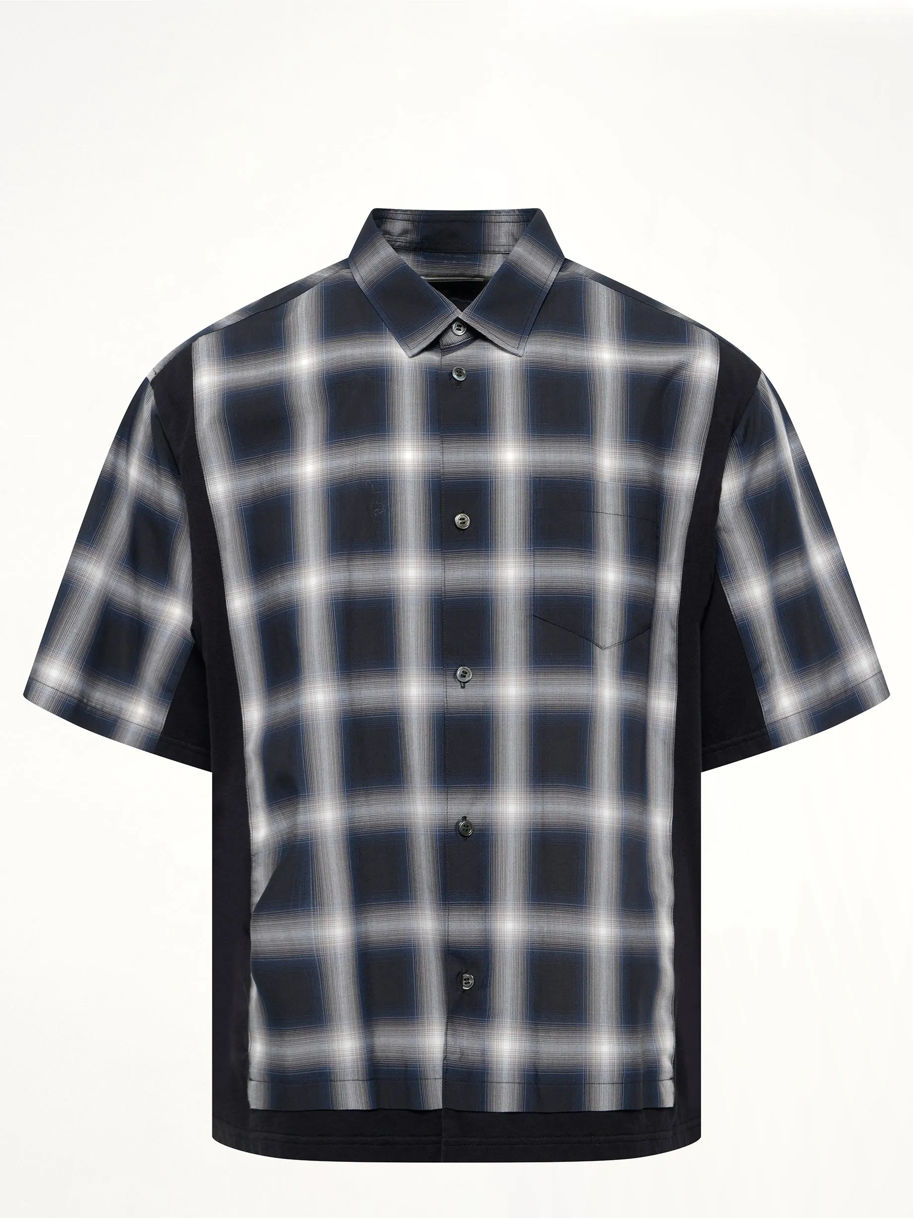Combo Check SS Shirt in Black sold by MARAIS product image thumbnail 2