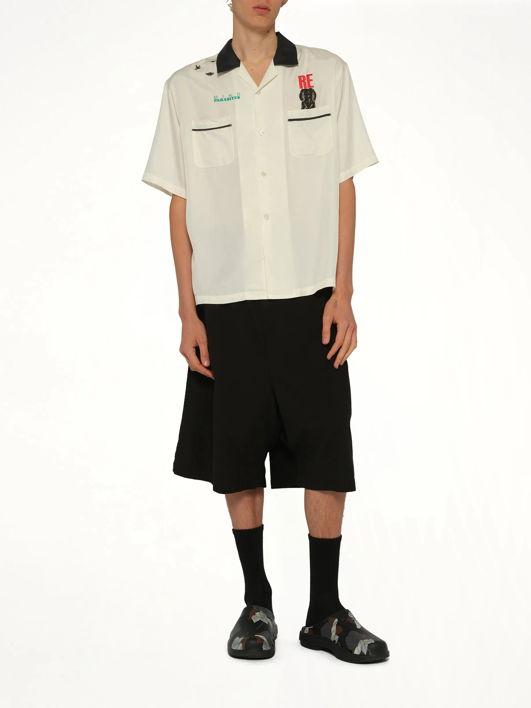 Mind Parasite SS Shirt in Ivory sold by MARAIS product image thumbnail 4