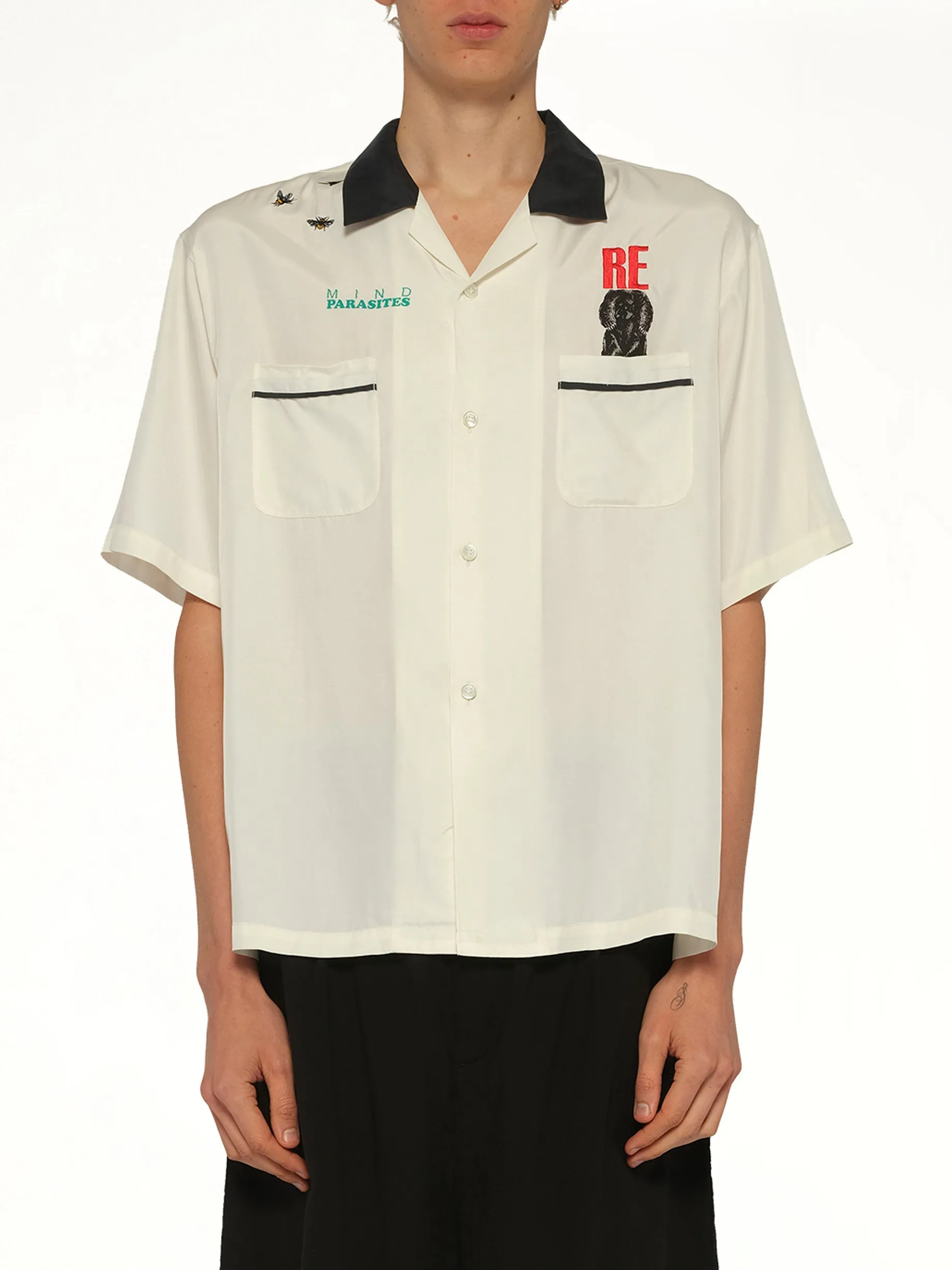 Mind Parasite SS Shirt in Ivory sold by MARAIS