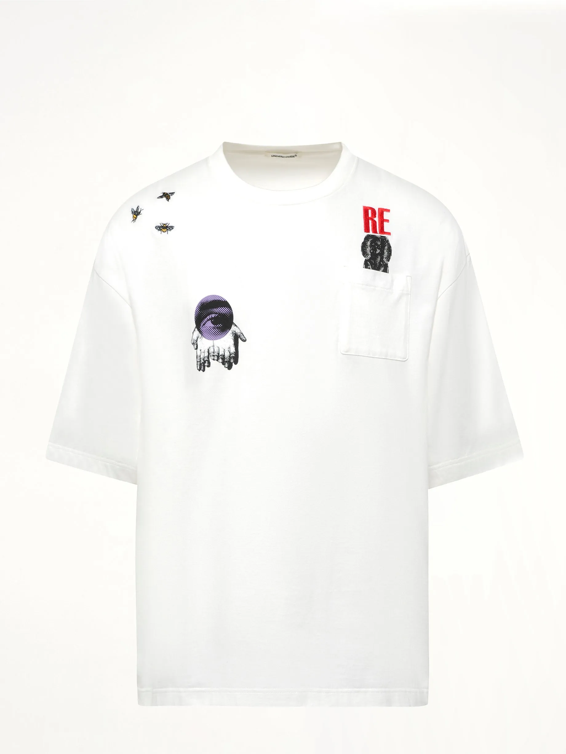 Mind Parasite T-Shirt in White sold by MARAIS product image thumbnail 2
