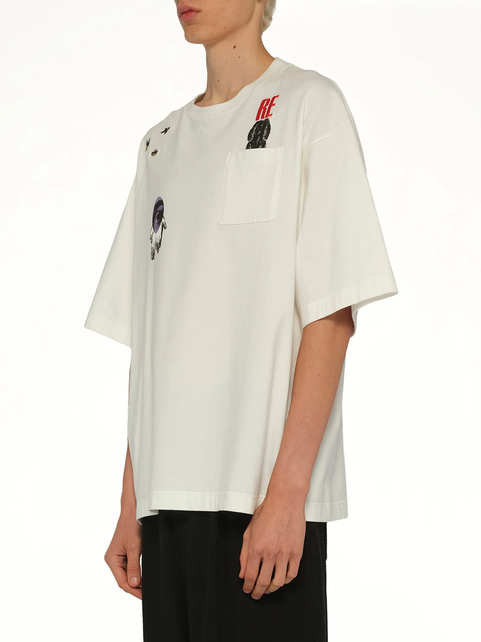 Mind Parasite T-Shirt in White sold by MARAIS product image thumbnail 3