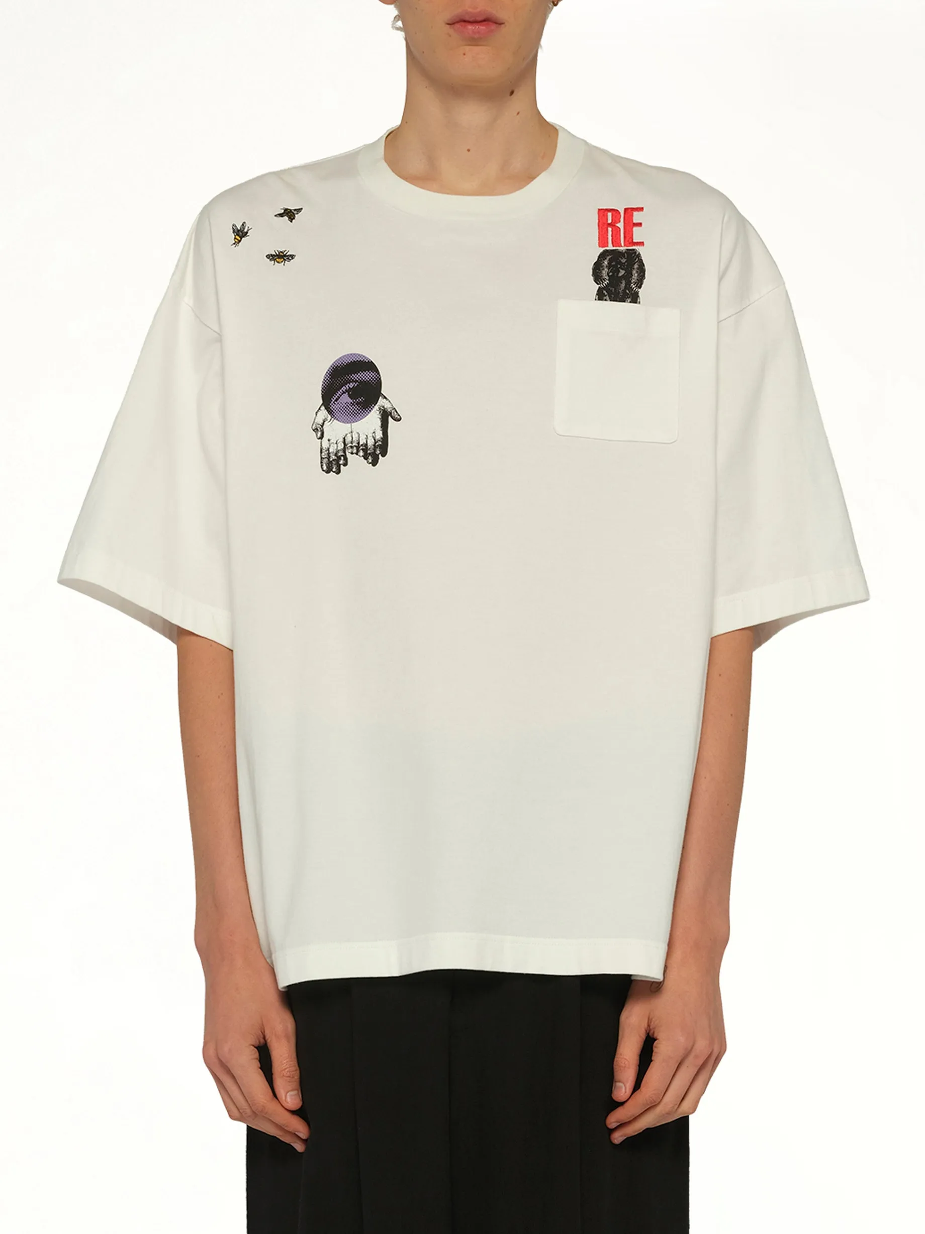 Mind Parasite T-Shirt in White sold by MARAIS