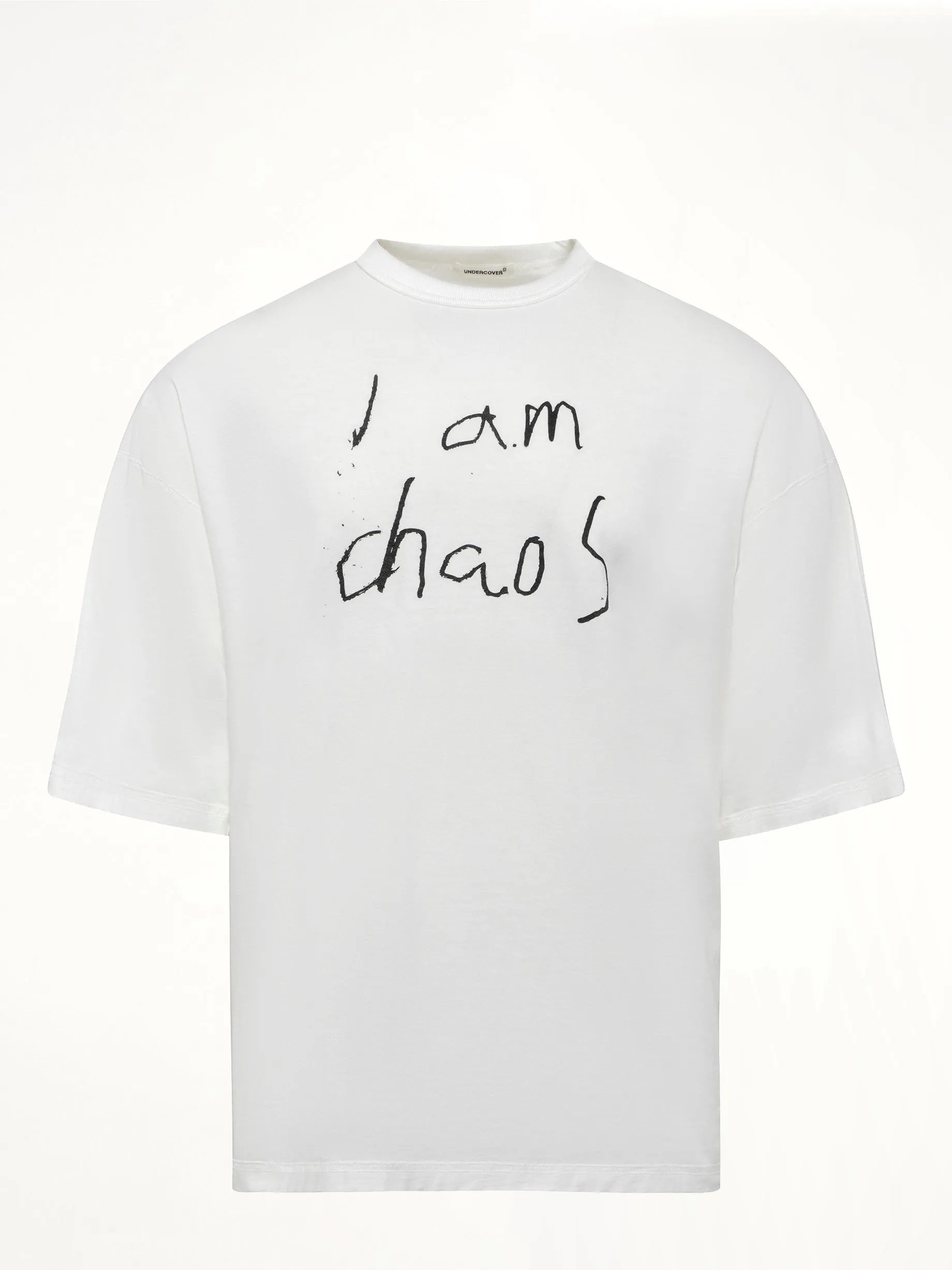 "I am Chaos" T-Shirt in Off White sold by MARAIS product image thumbnail 2