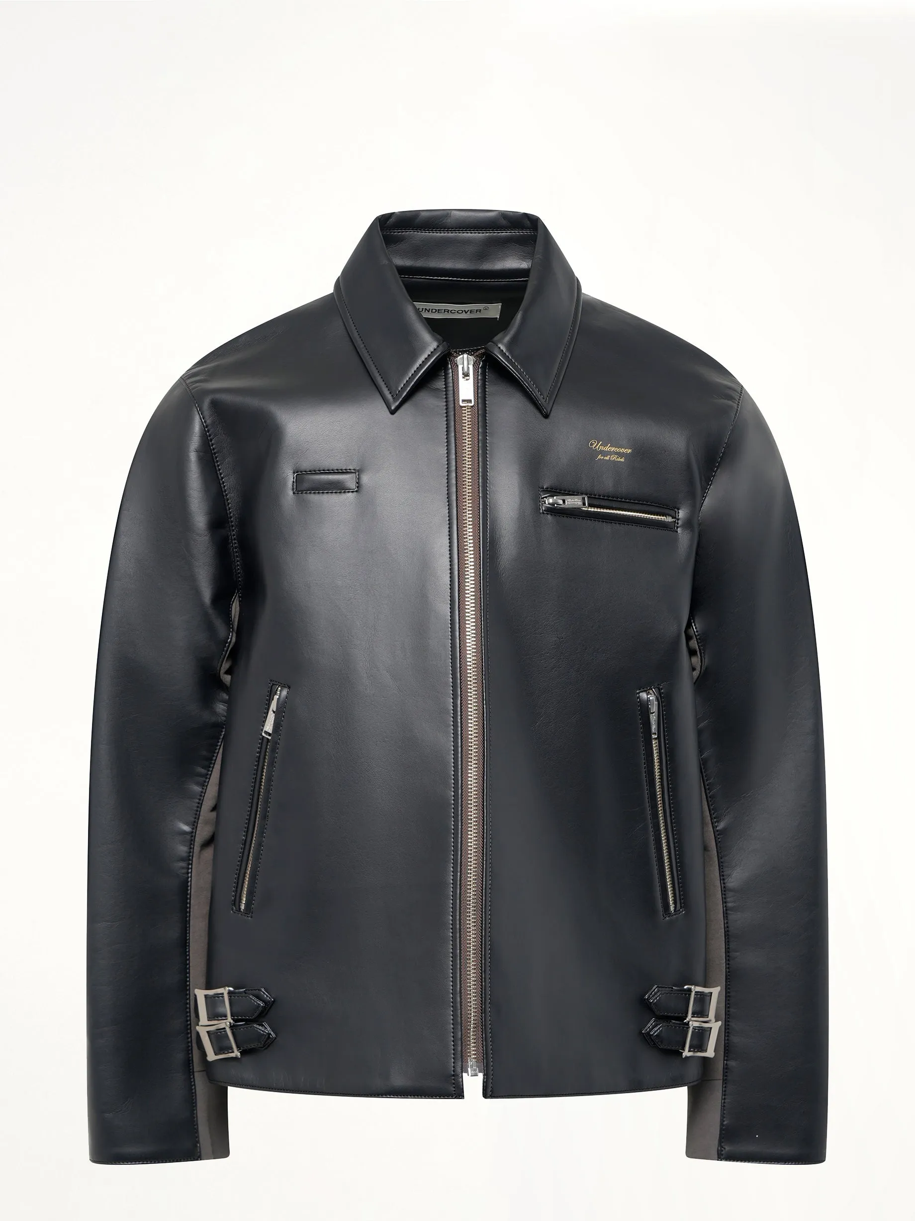 Faux Leather Blouson in Black sold by MARAIS product image thumbnail 2