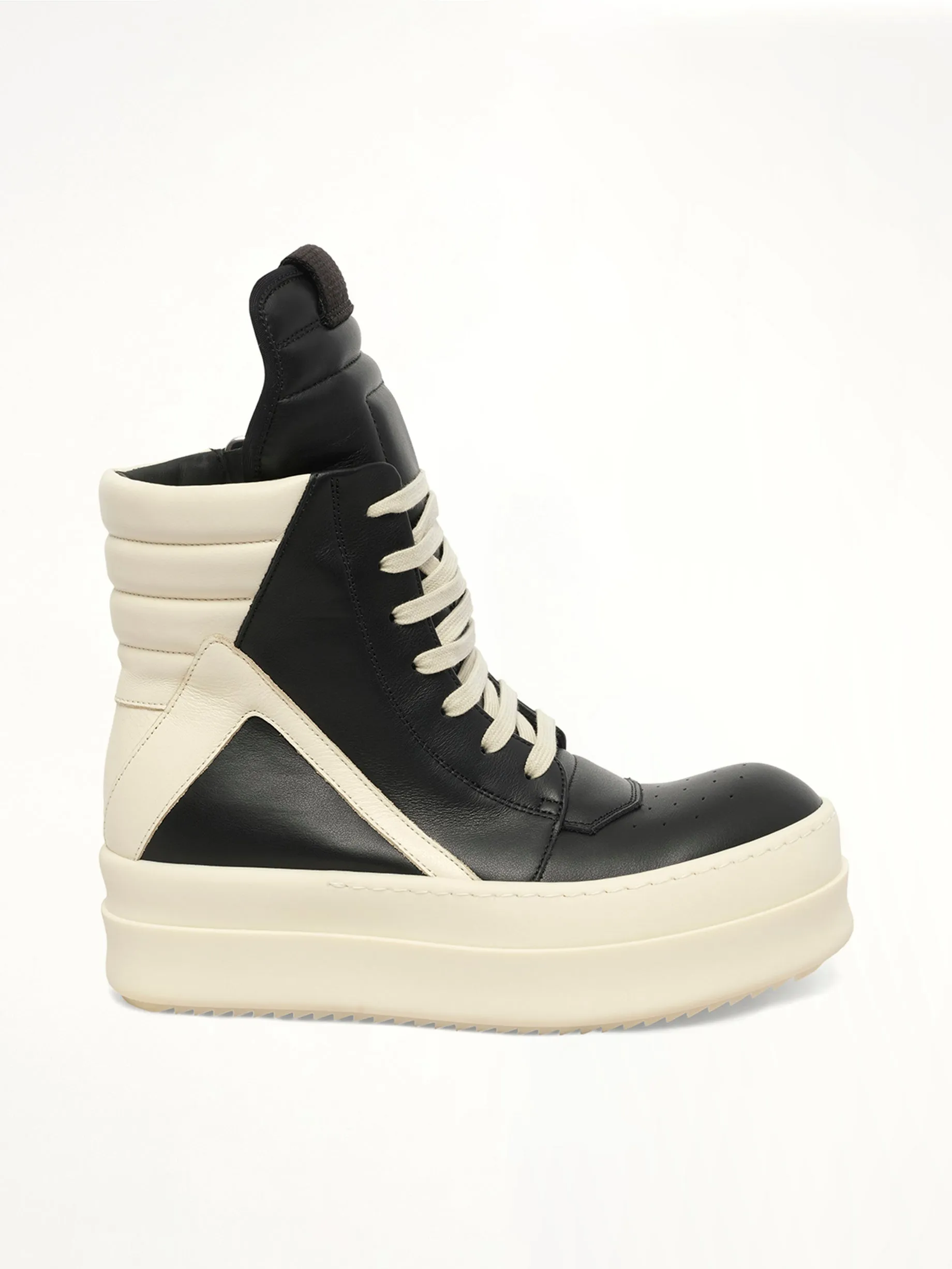 Mega Bumper Geobasket in Black/Milk sold by MARAIS