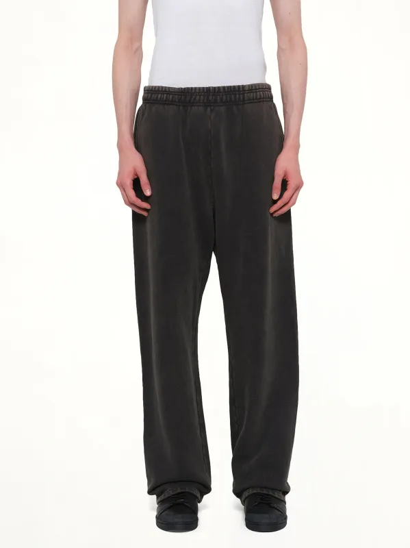 Straight Leg Sweatpant in Washed Black sold by MARAIS